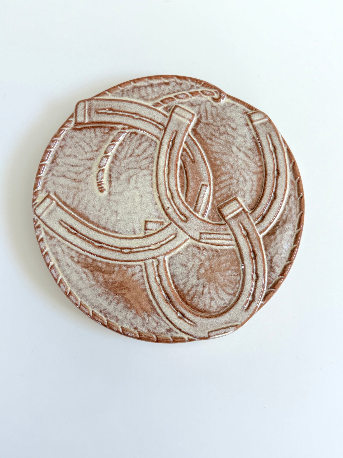 Vintage Frankoma Horseshoe Trivet