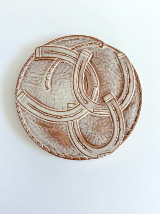 Vintage Frankoma Horseshoe Trivet