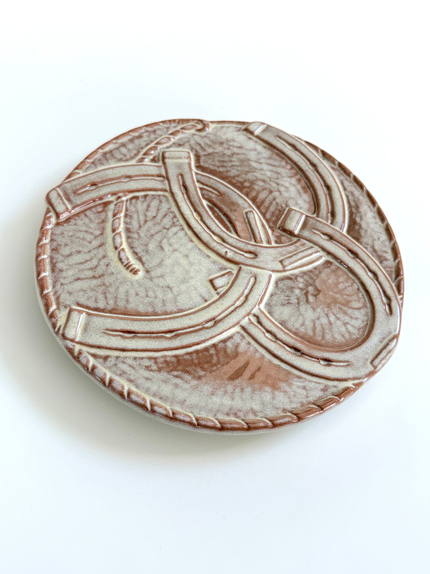 Vintage Frankoma Horseshoe Trivet