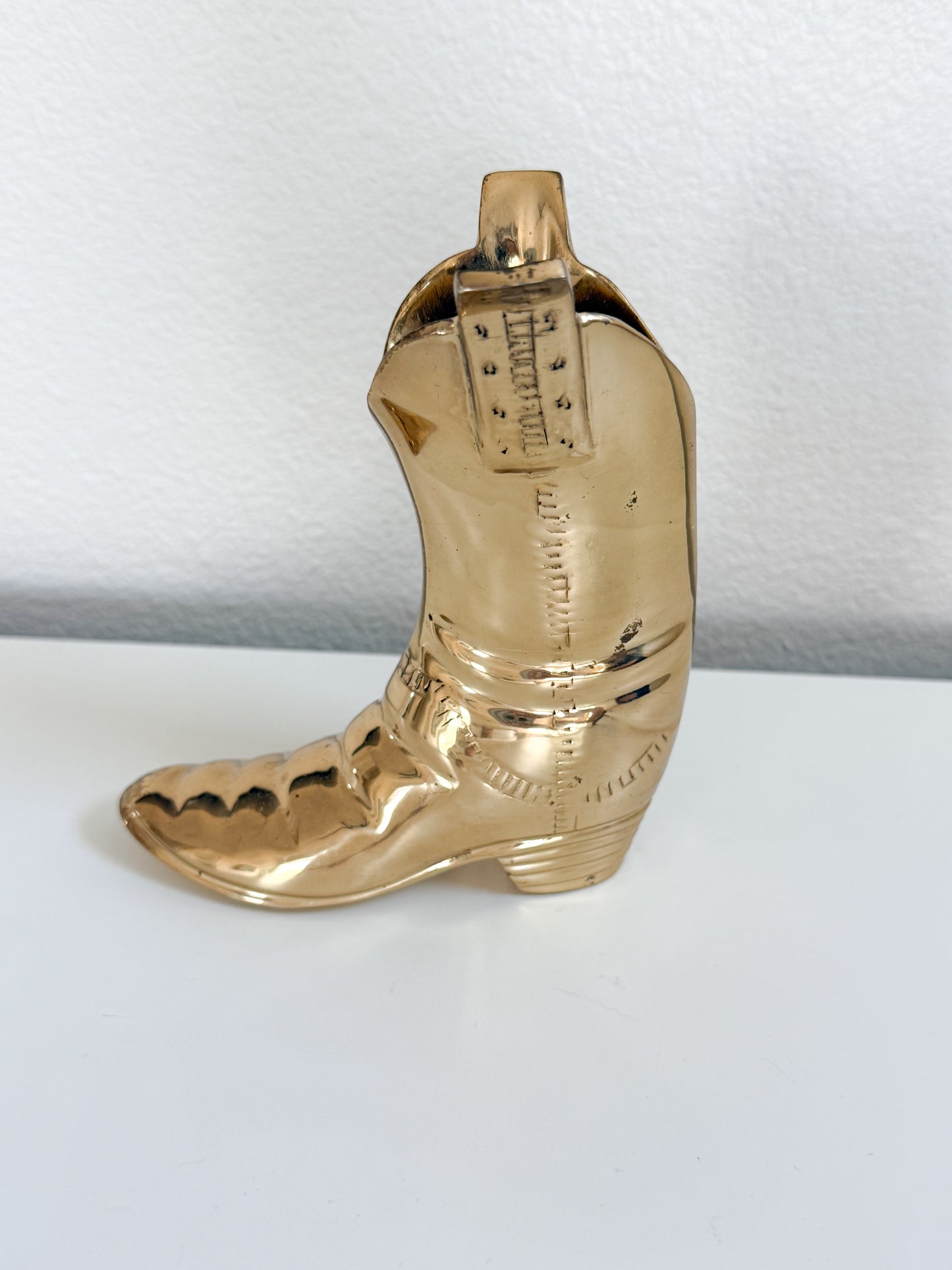 Vintage Brass Boot