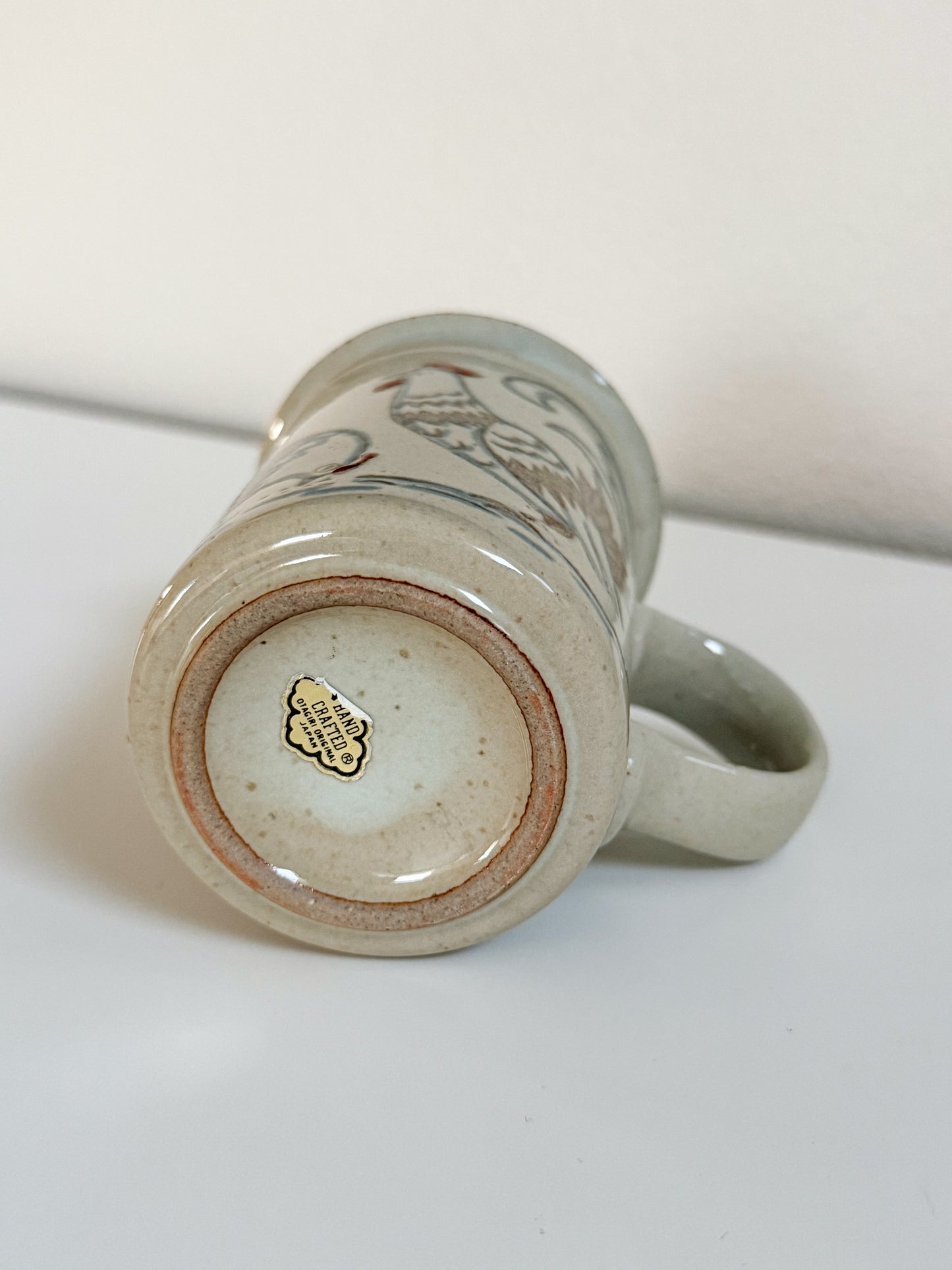 Vintage Rooster & Chicken Mug