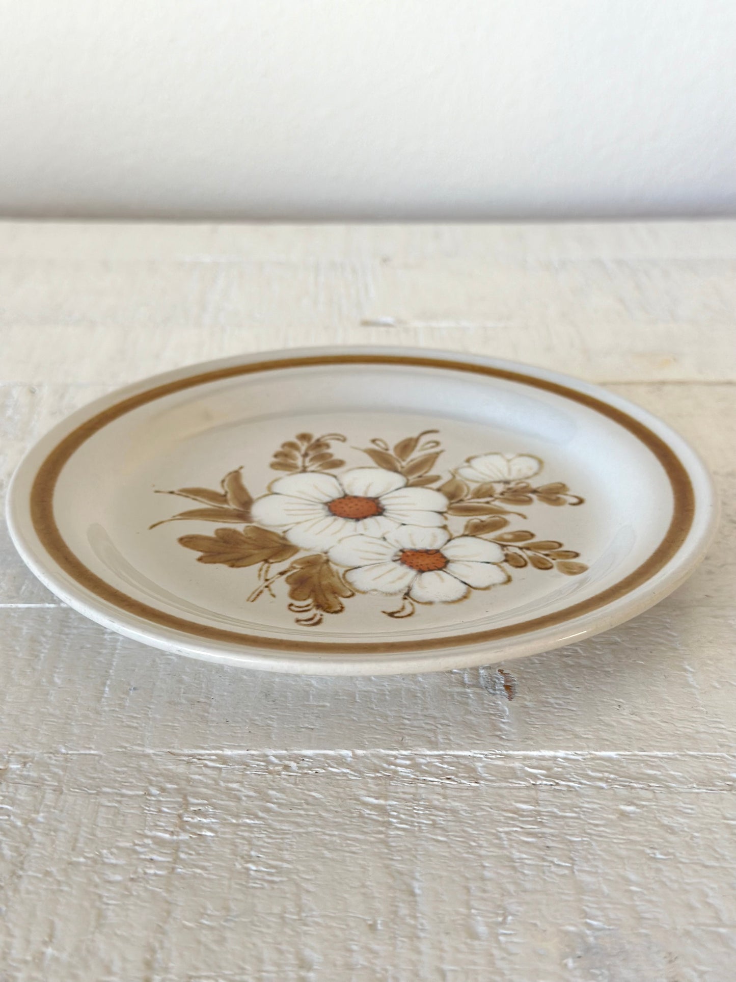 Vintage Floral Bread Plate