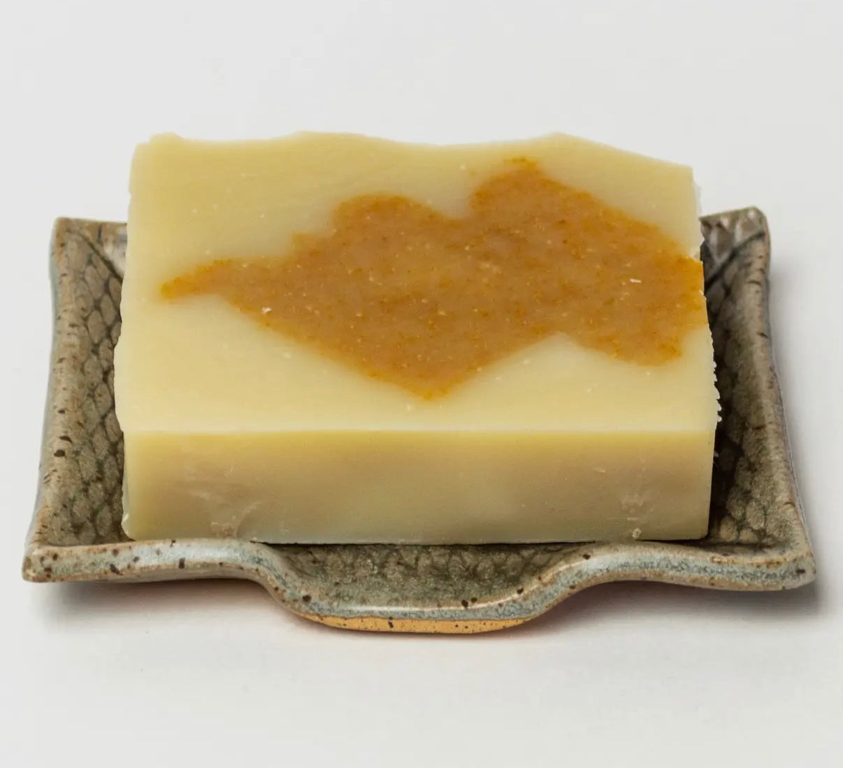 White Horse Stoneware Soap Dish