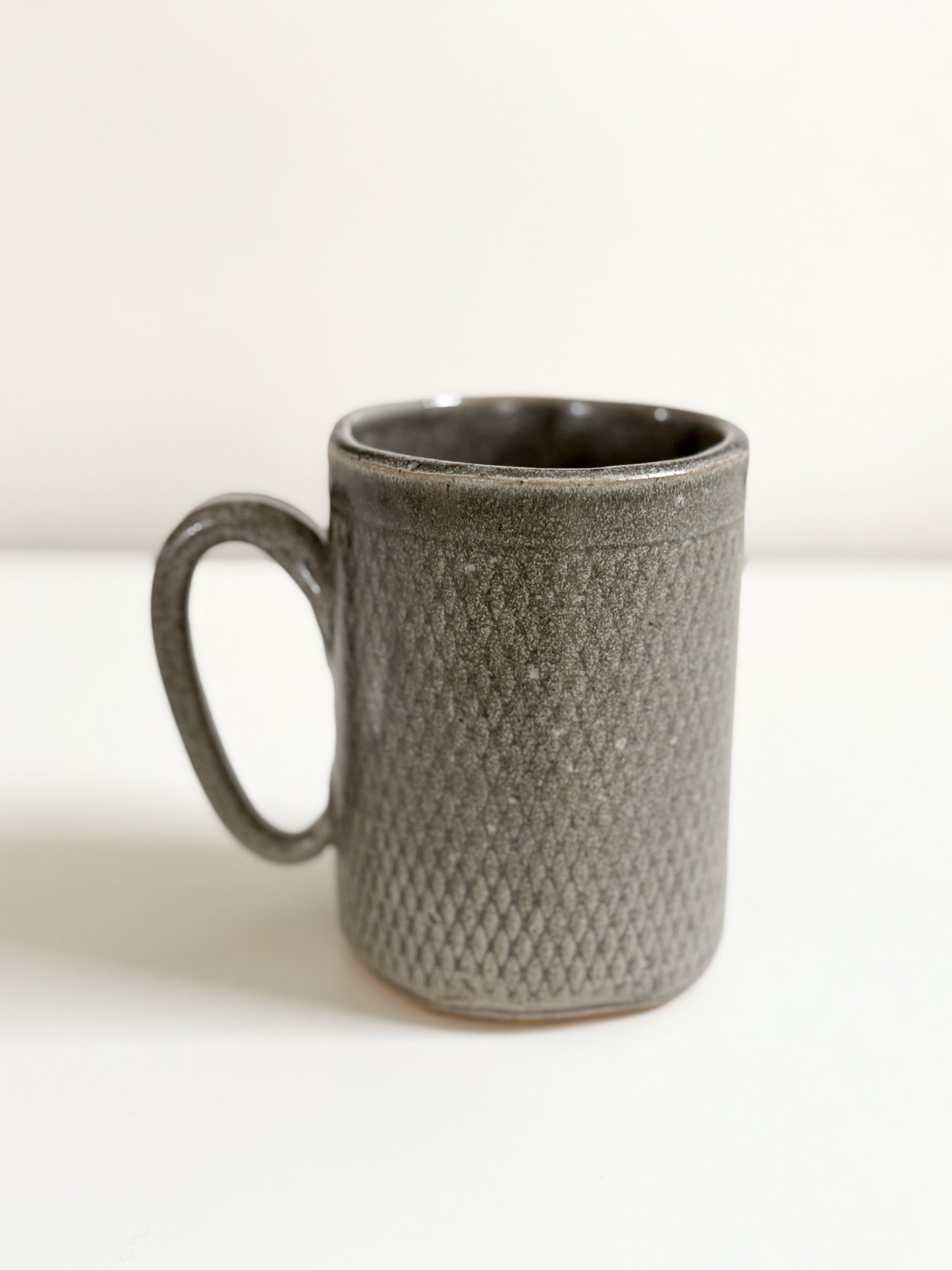 White Horse Pottery Mug