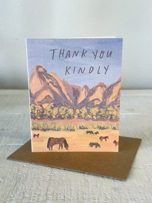 Thank You Kindly Pasture Card