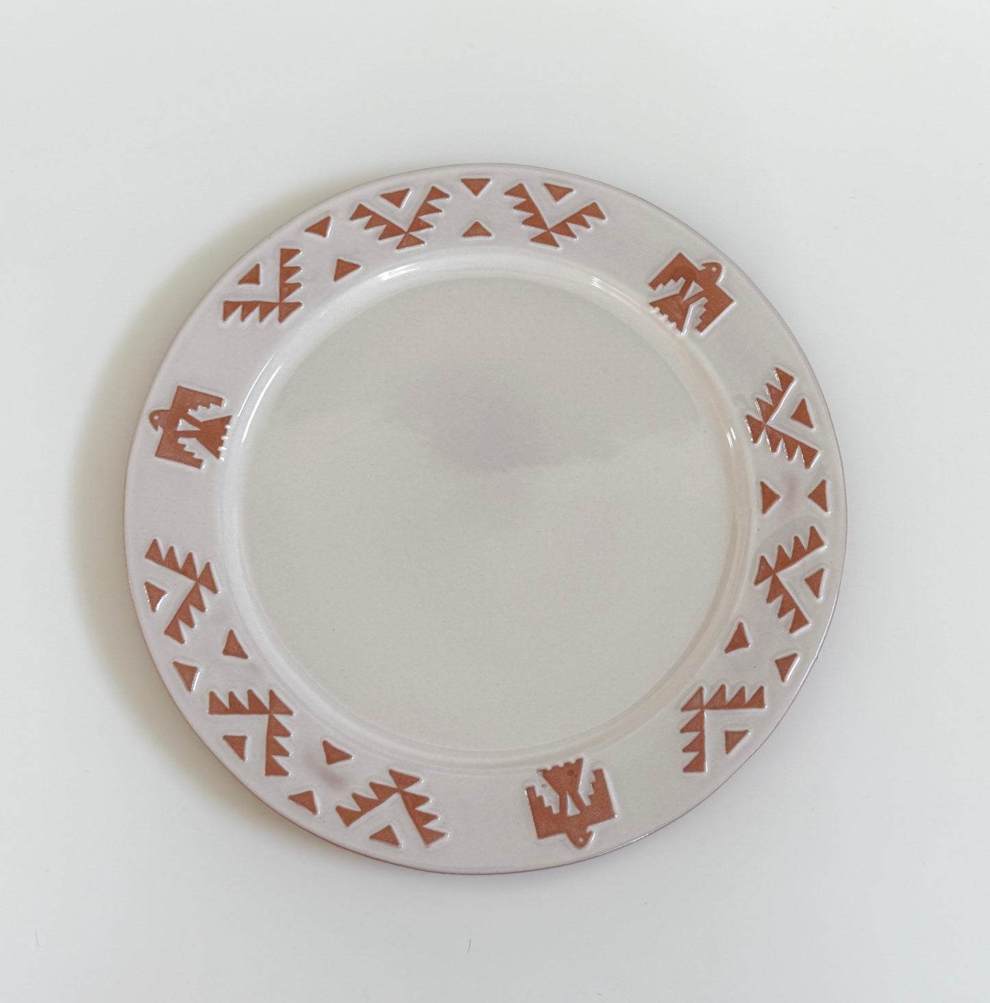 Frankoma Thunderbird Aztec Dinner Plate