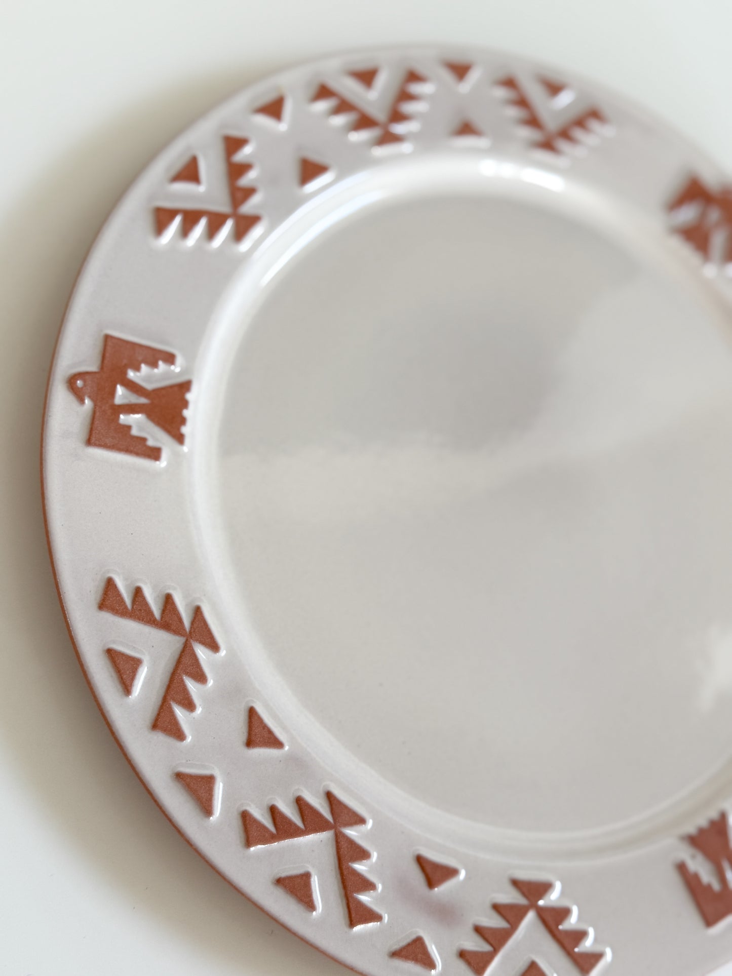 Frankoma Thunderbird Aztec Dinner Plate