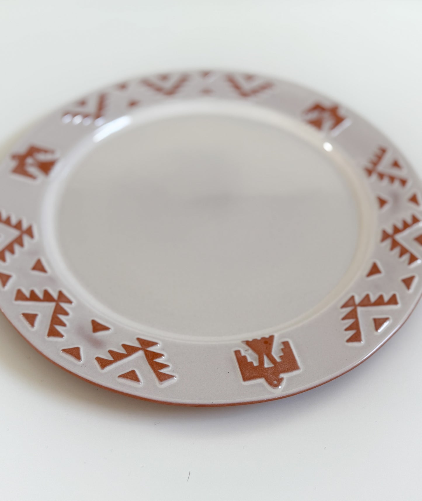 Frankoma Thunderbird Aztec Dinner Plate