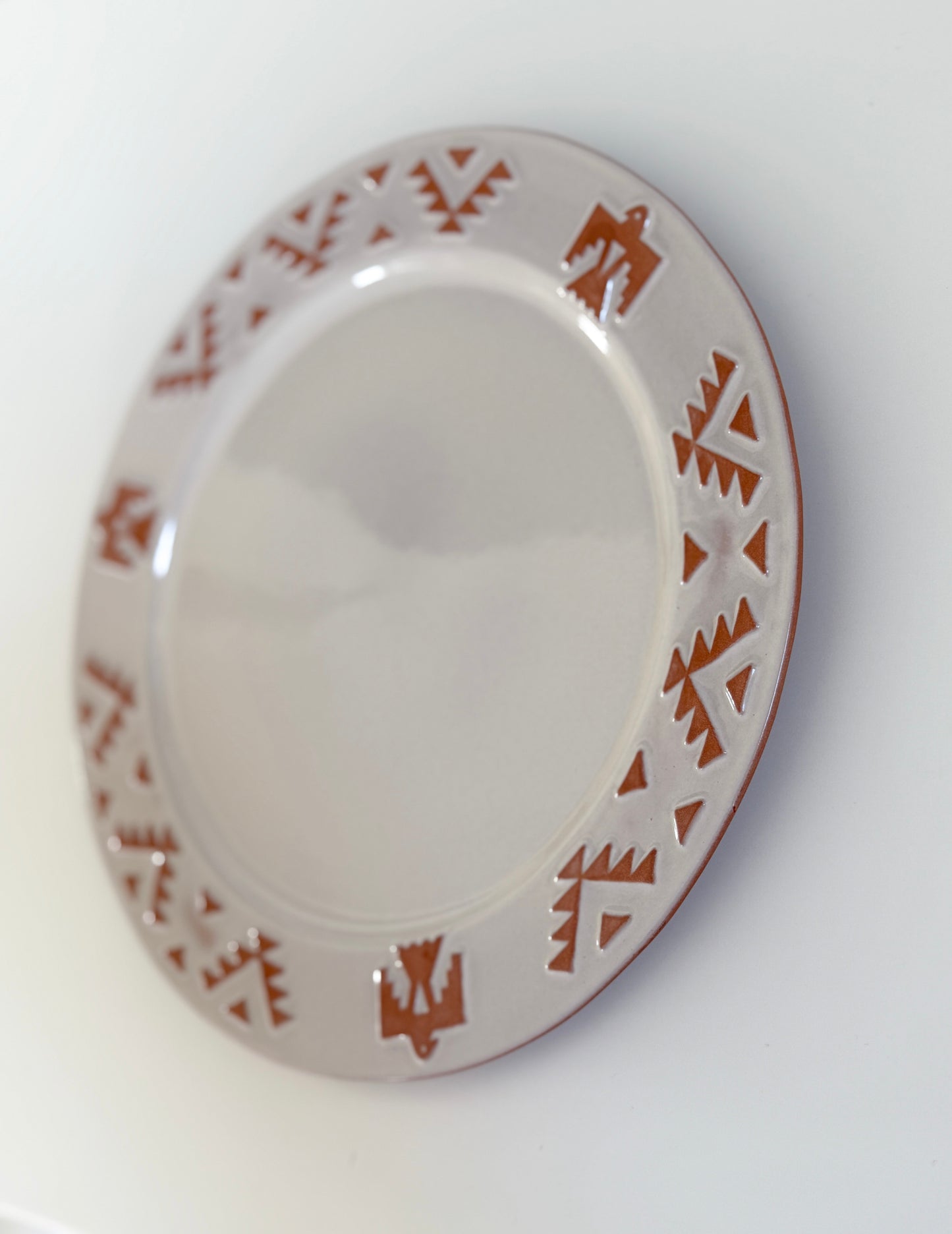 Frankoma Thunderbird Aztec Dinner Plate