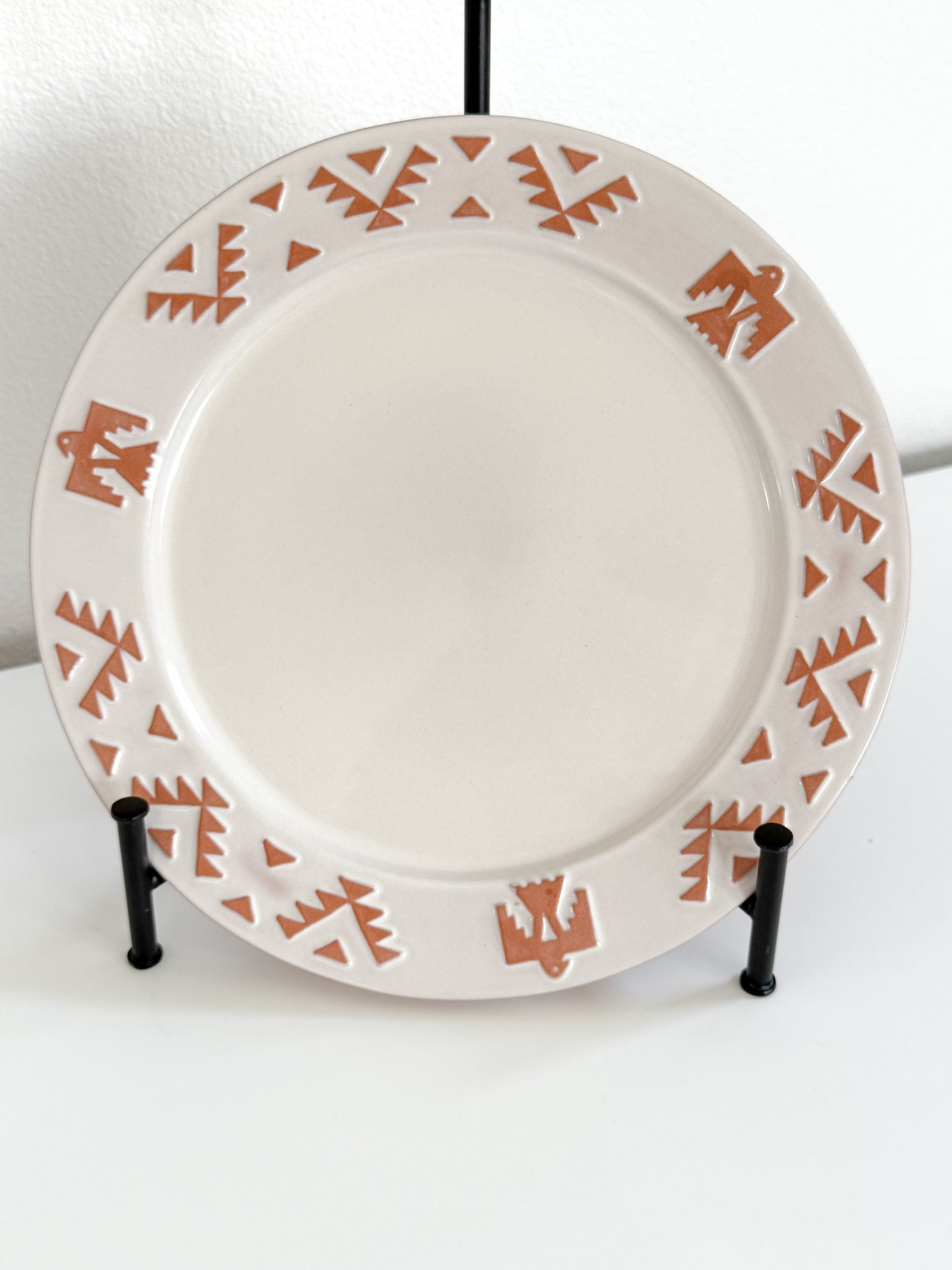 Frankoma Thunderbird Aztec Dinner Plate