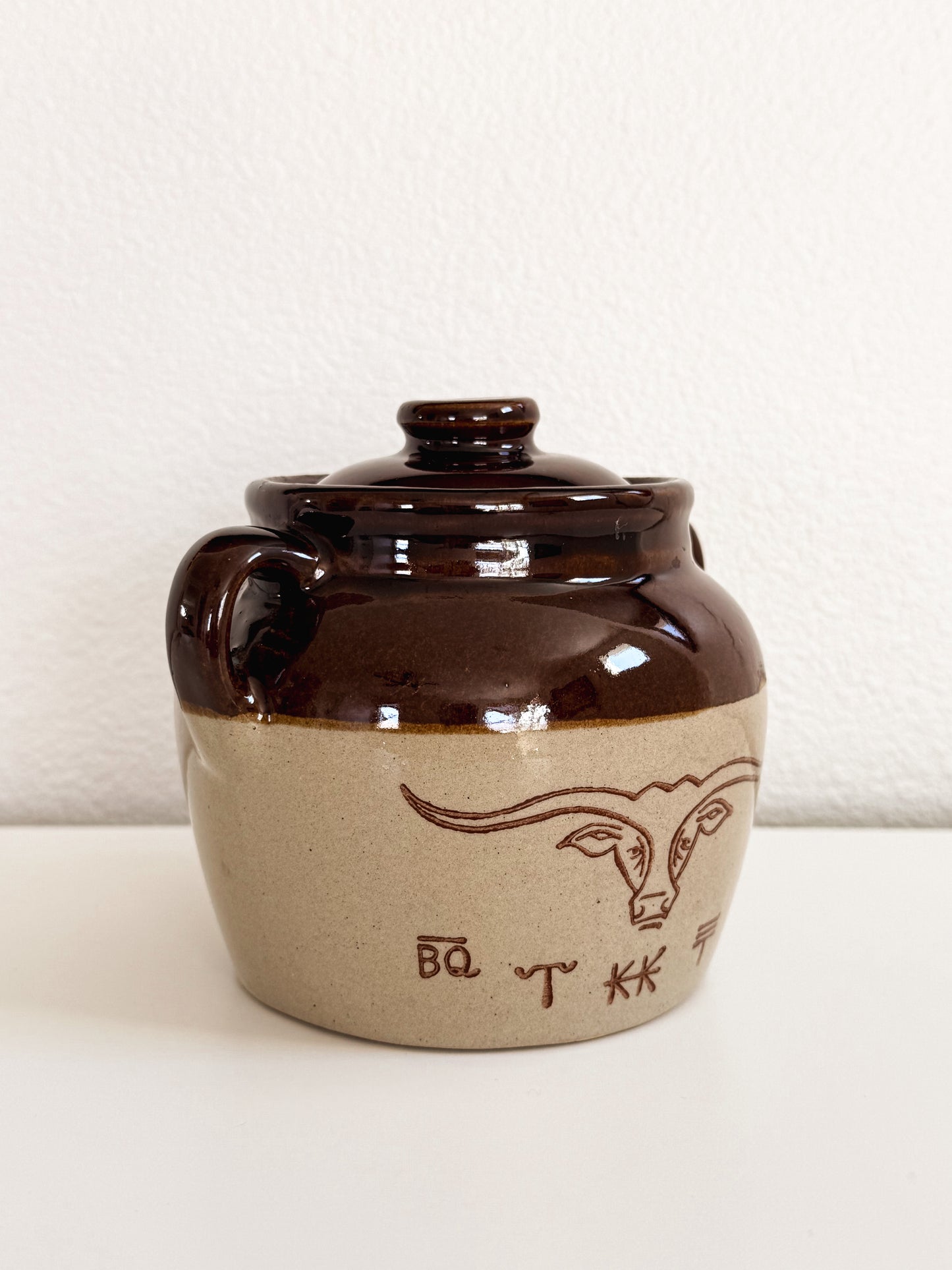 Vintage Longhorn Bean Pot