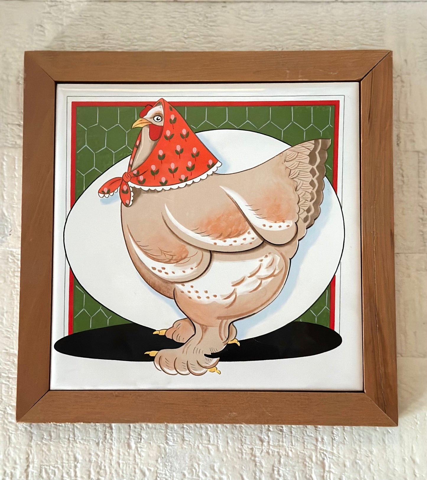 Vintage Chicken Trivet