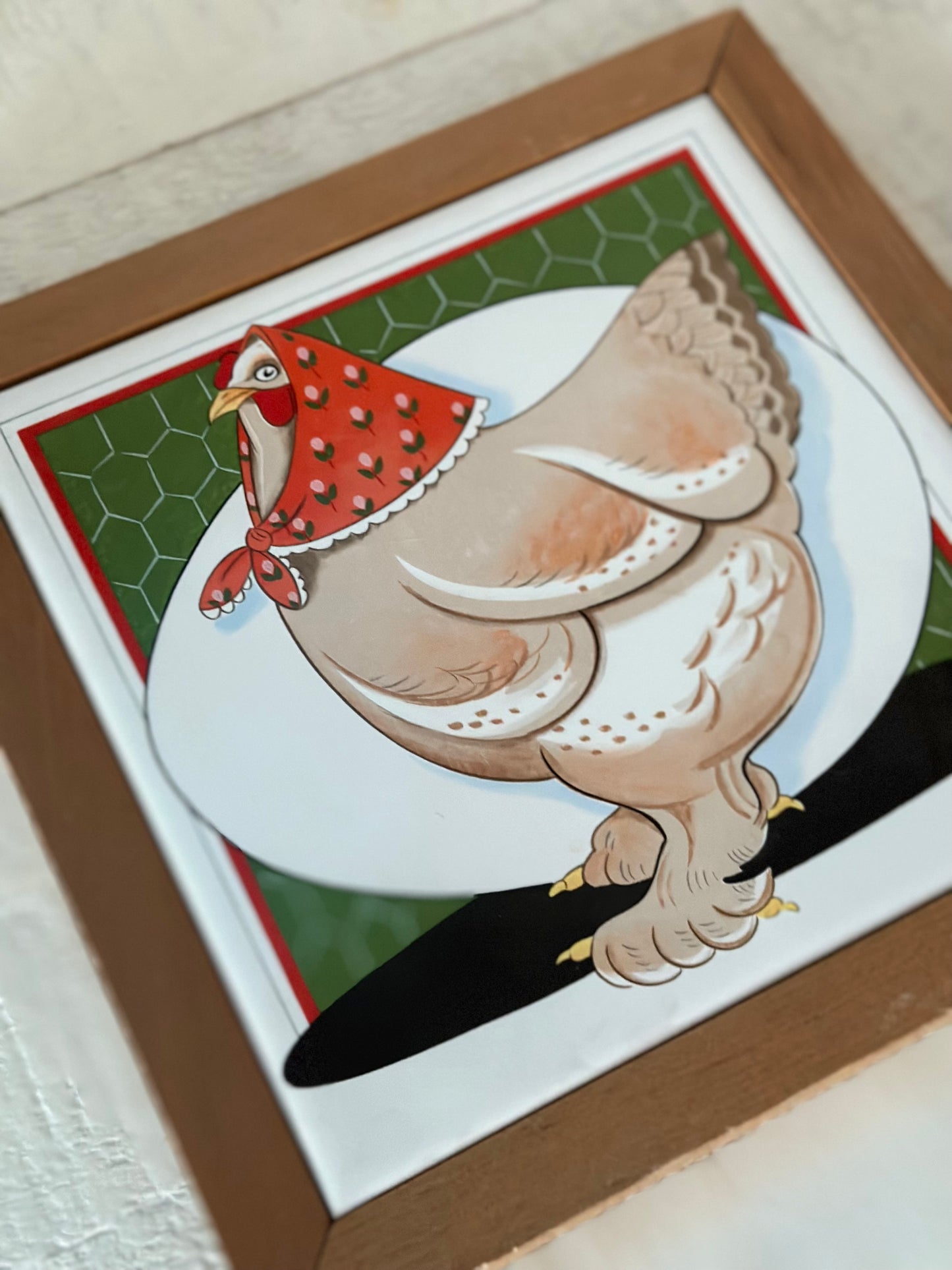 Vintage Chicken Trivet