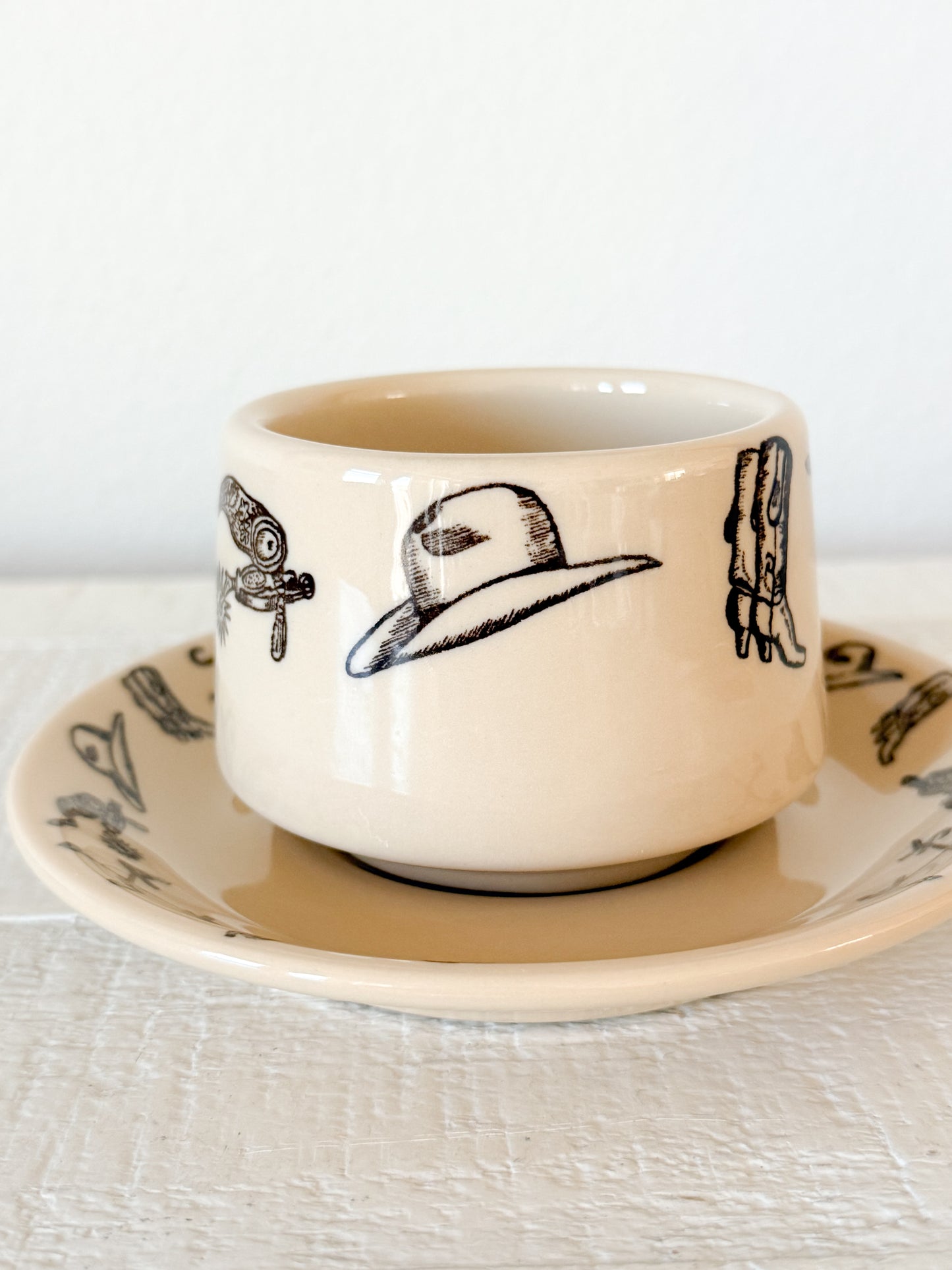 Vintage Western Cup and Saucer