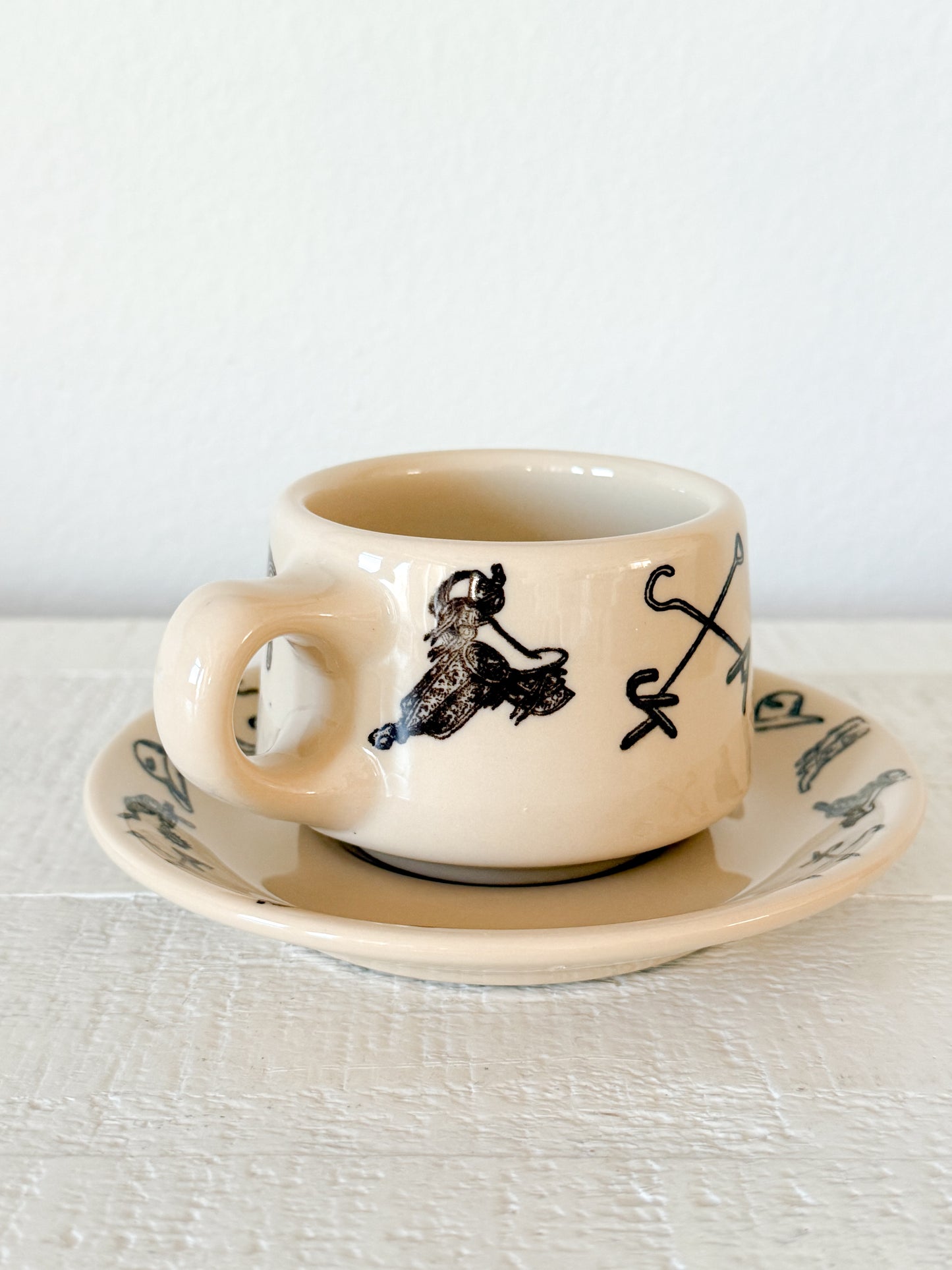 Vintage Western Cup and Saucer