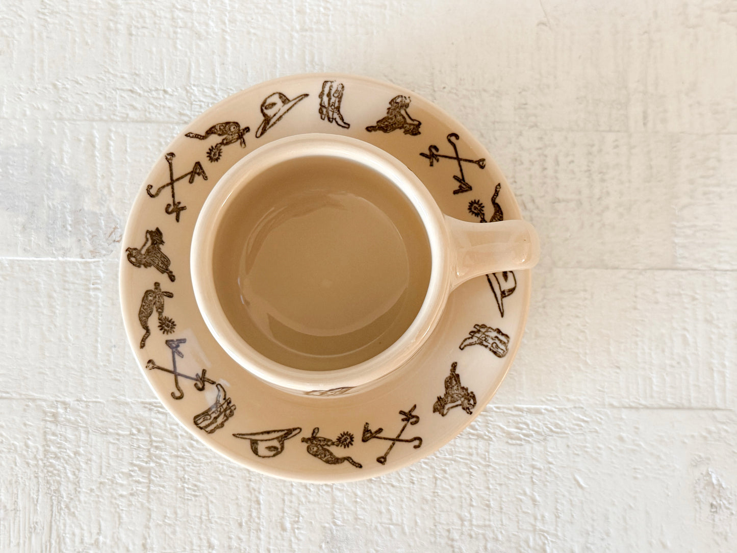 Vintage Western Cup and Saucer