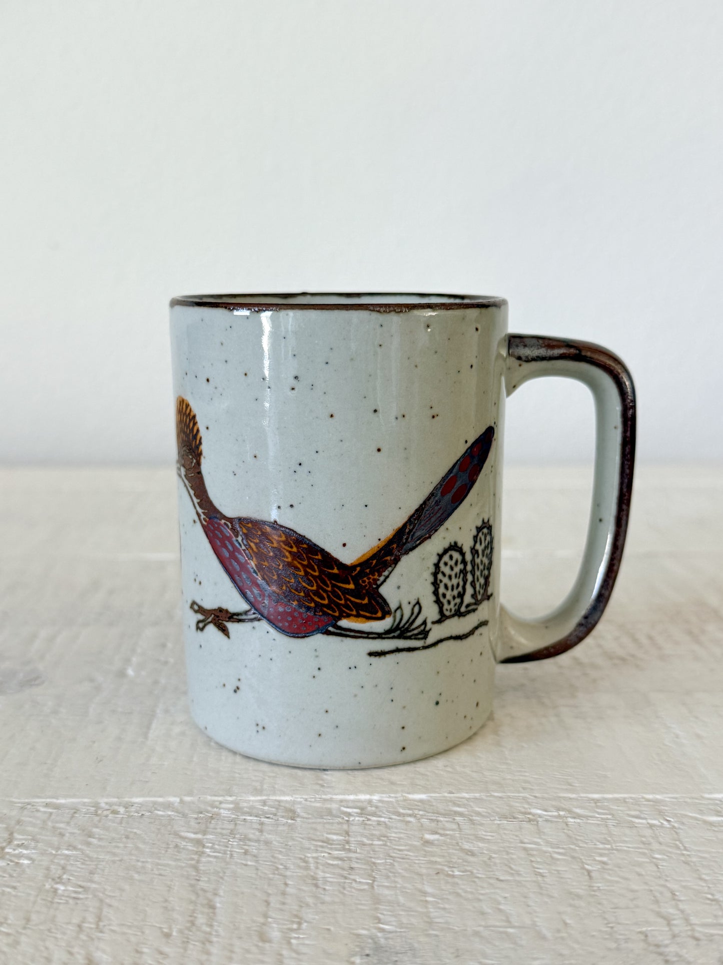 Vintage Speckled Roadrunner Mug