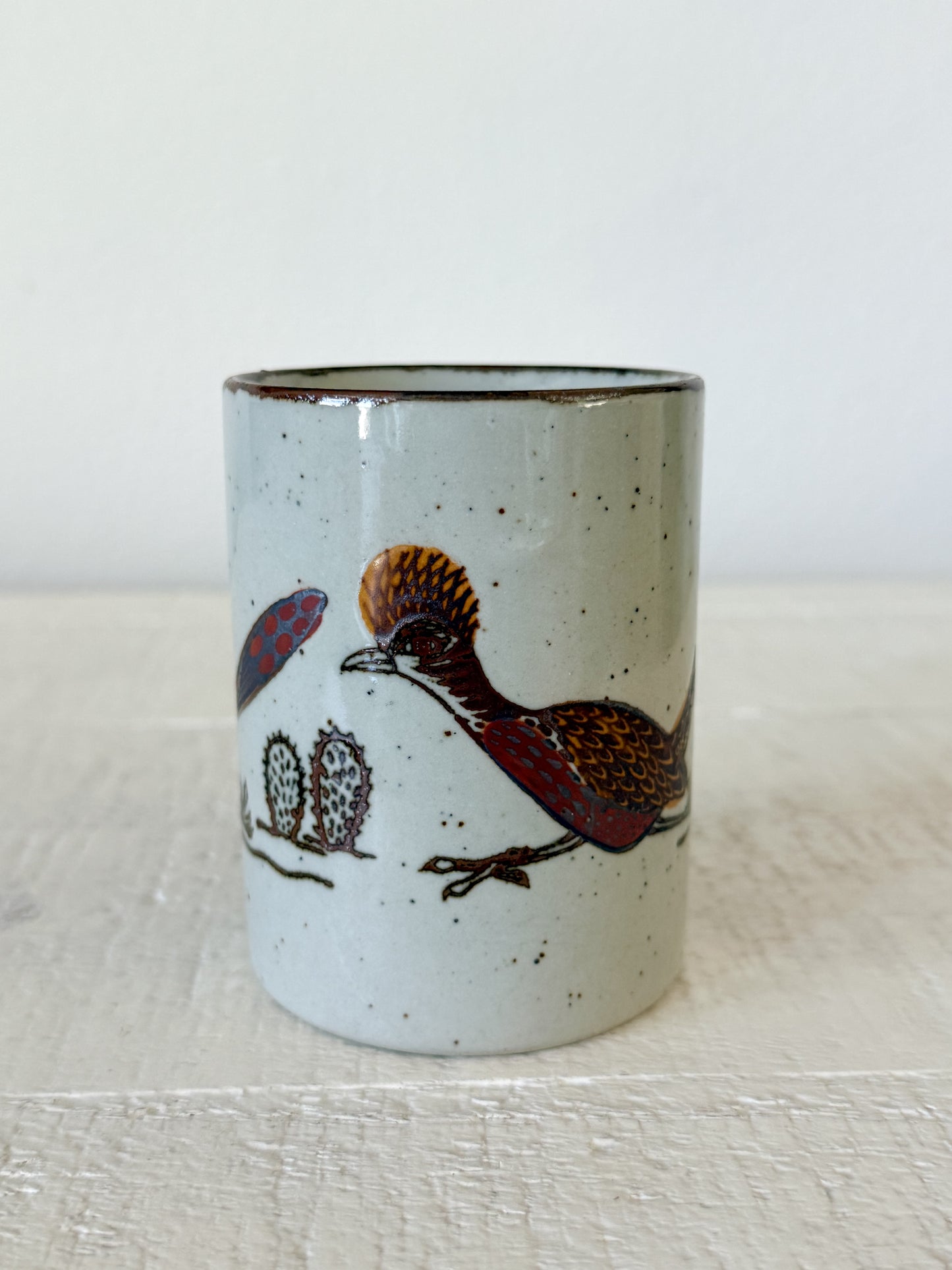 Vintage Speckled Roadrunner Mug