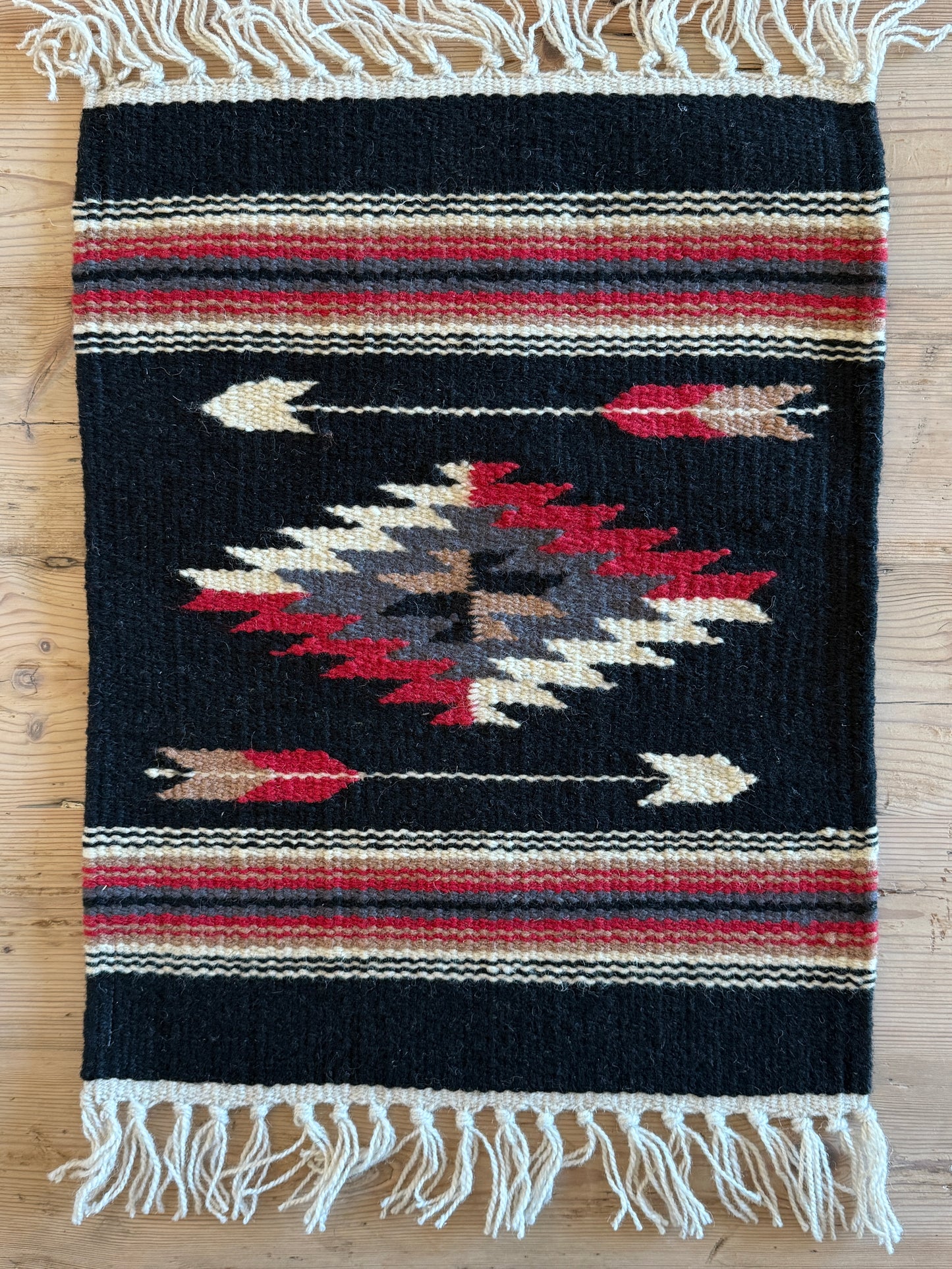 Large Chimayo Table Mat (Black)