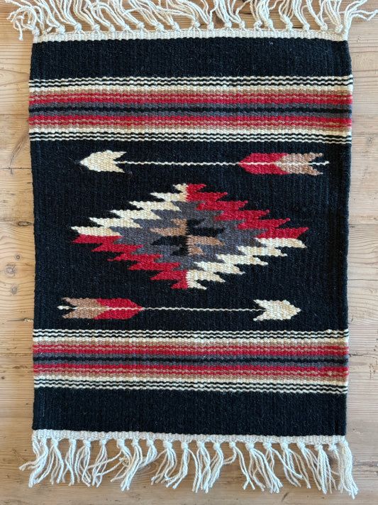 Large Chimayo Table Mat (Black)