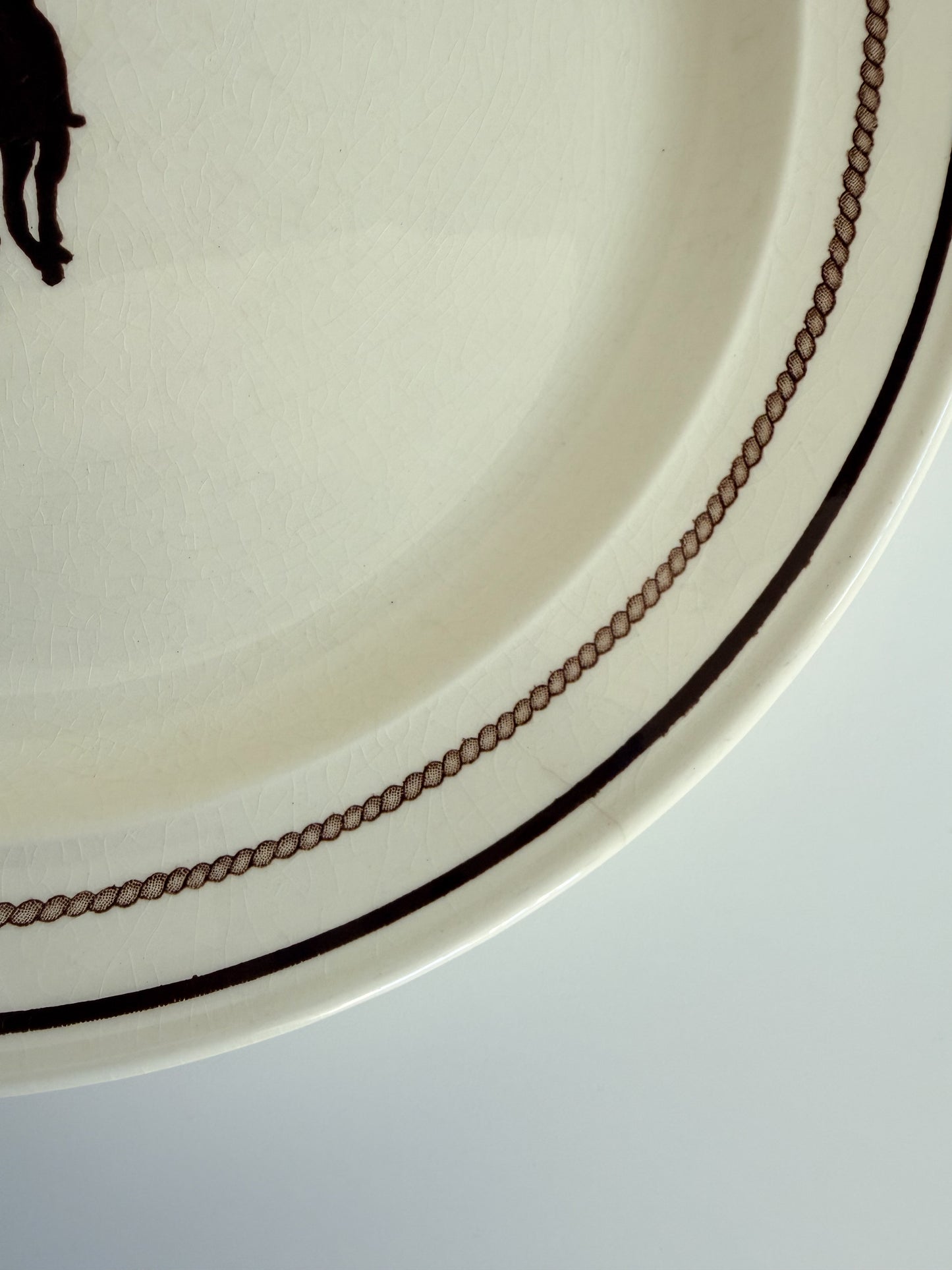 Vintage Cowboy Plate