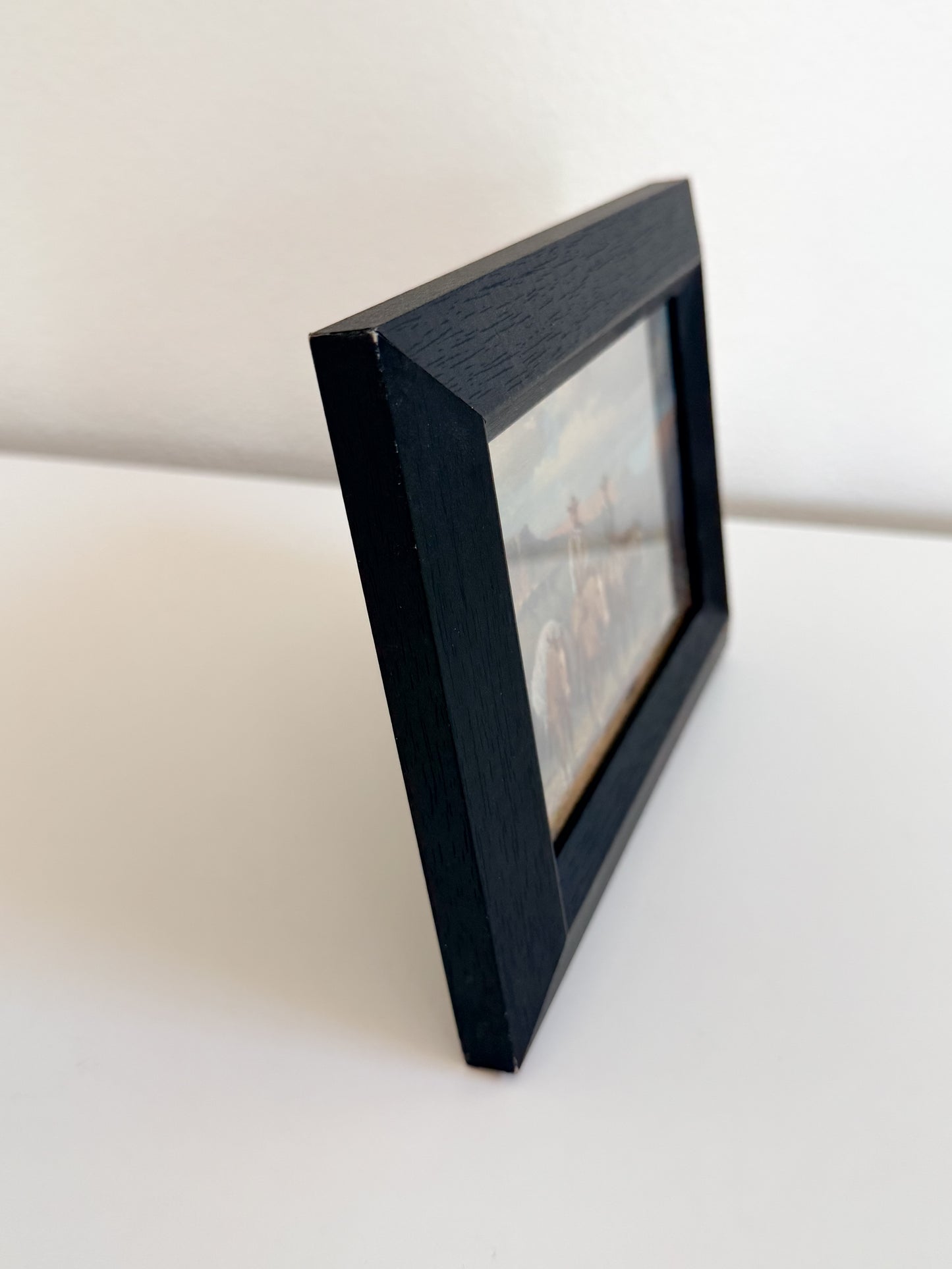 Thrifted frame with Cowboy Picture