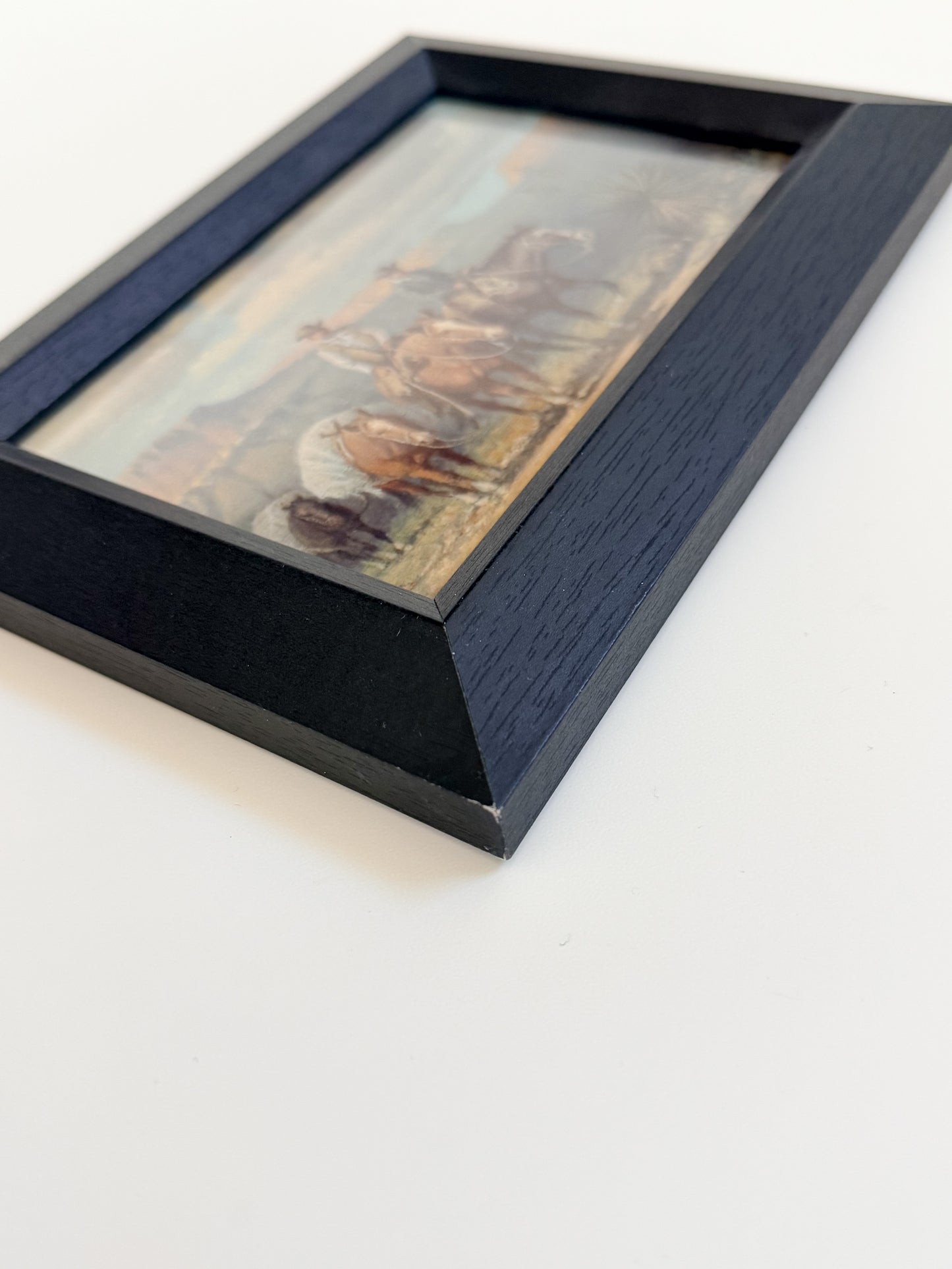 Thrifted frame with Cowboy Picture