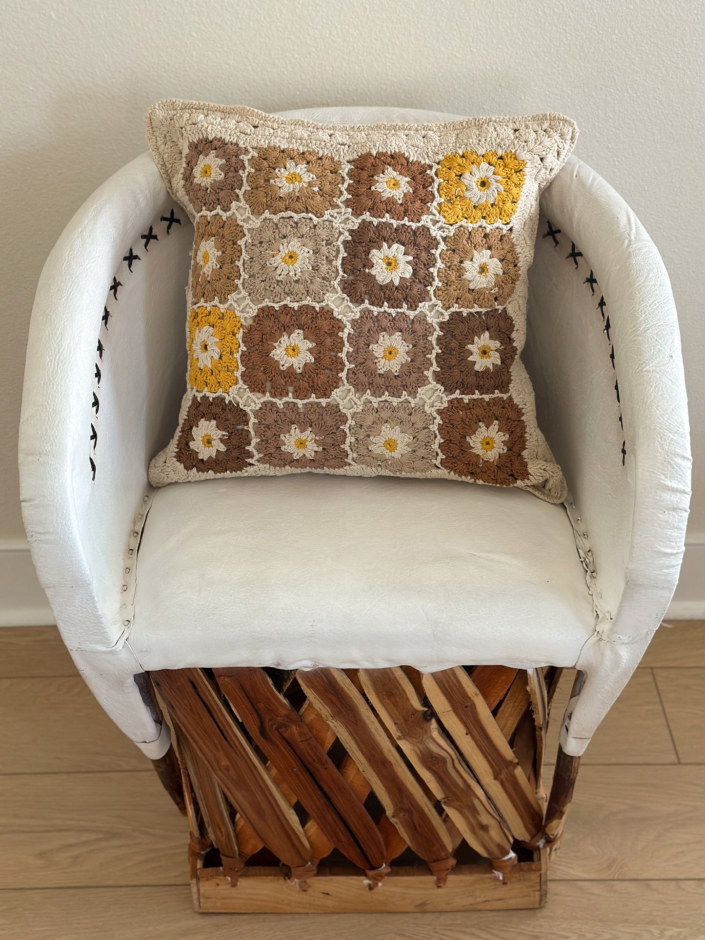 Granny Square Pillow