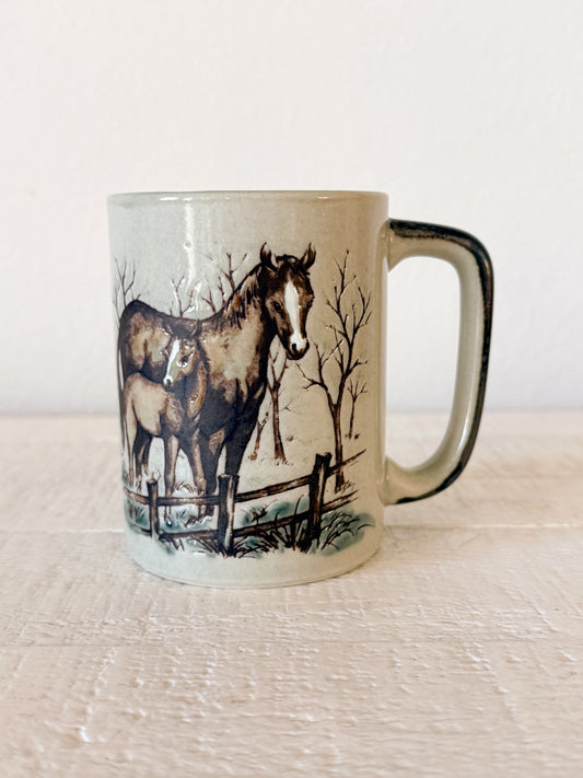 Vintage Horse Mug