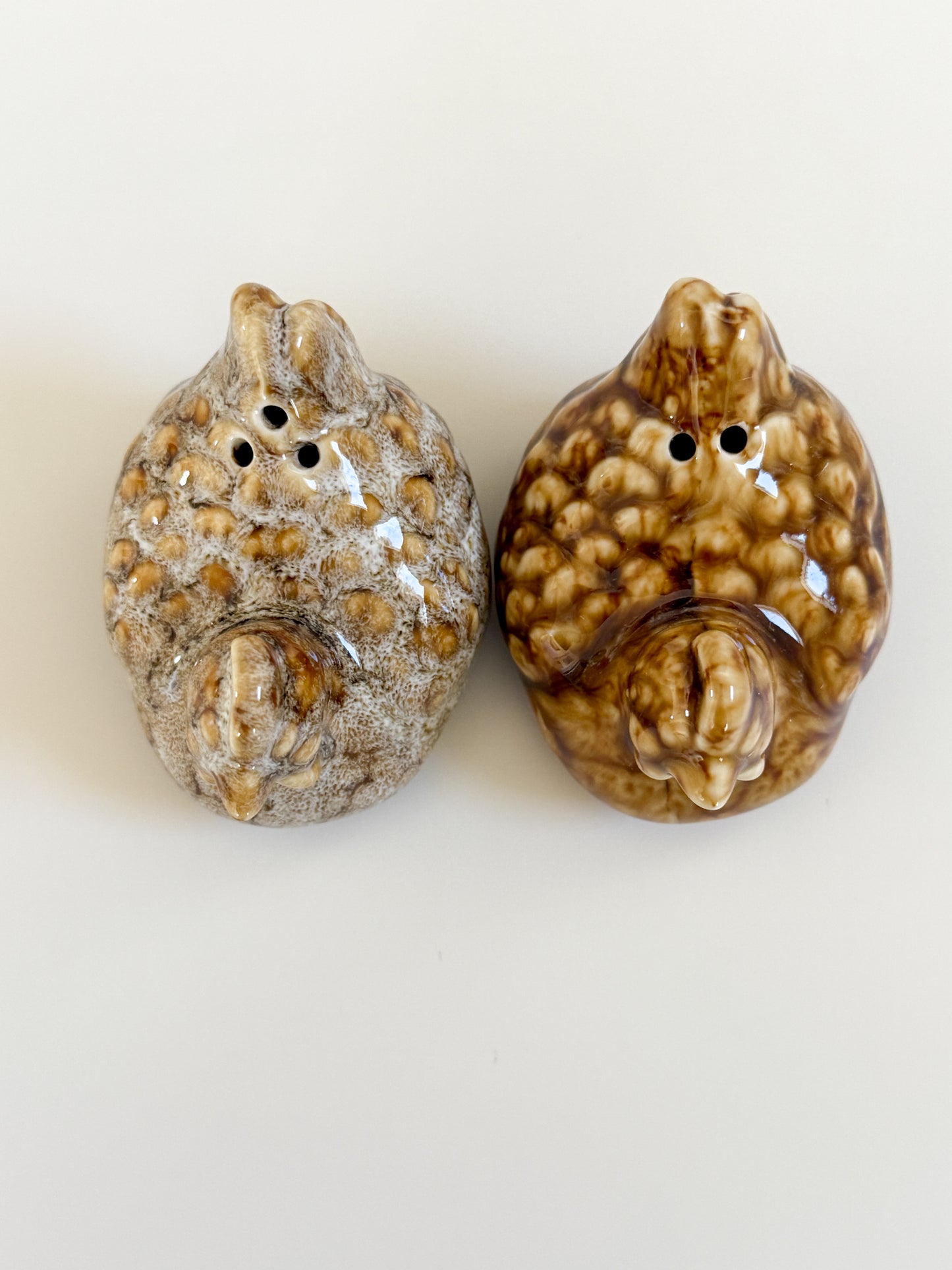 Stoneware Chicken Salt & Pepper Shakers