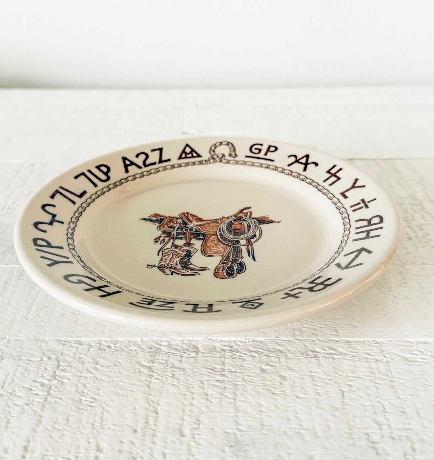 Vintage Westward Ho Bread Plate