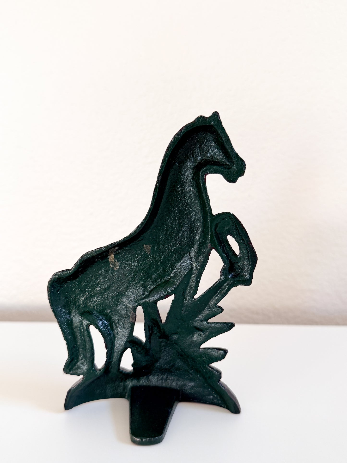 Vintage Single Horse Bookend