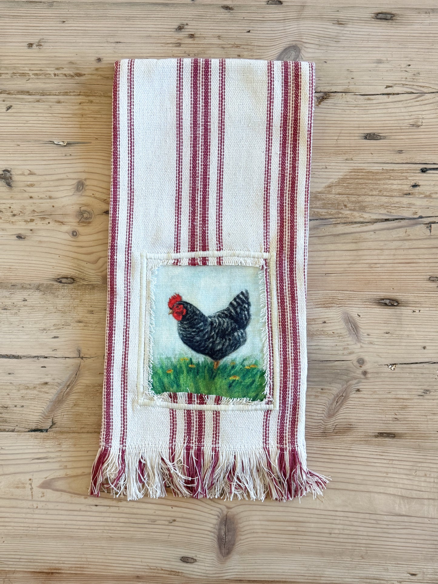 Plymouth Rock Chicken Towel