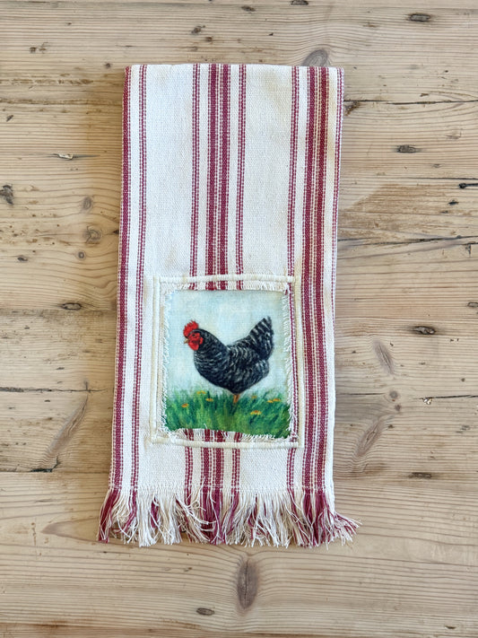 Plymouth Rock Chicken Towel