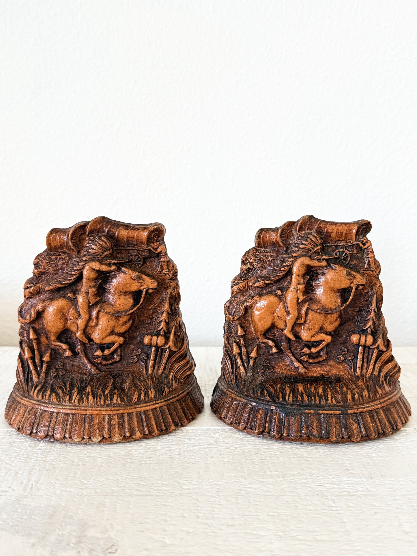 Vintage Indian Bookends