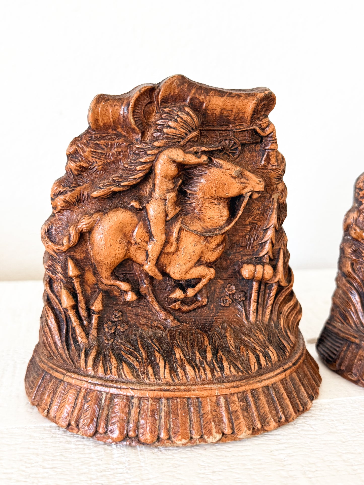 Vintage Indian Bookends
