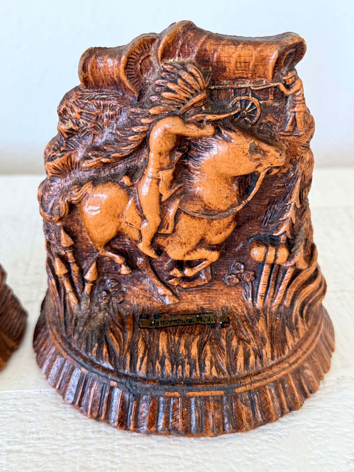 Vintage Indian Bookends