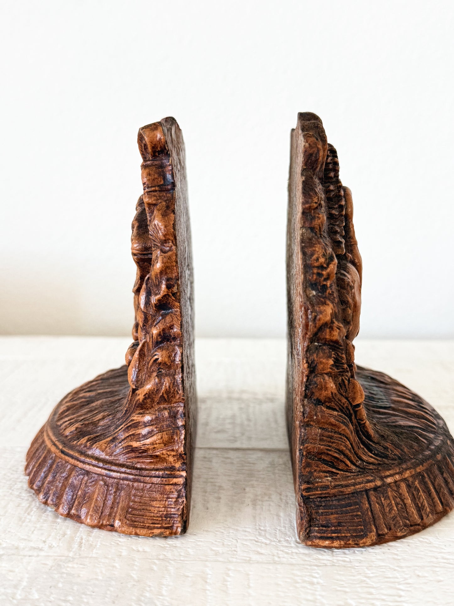 Vintage Indian Bookends