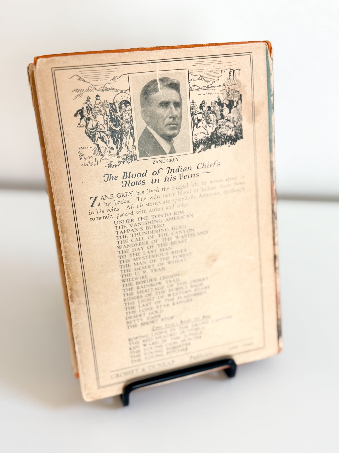 Vintage Zane Grey Book