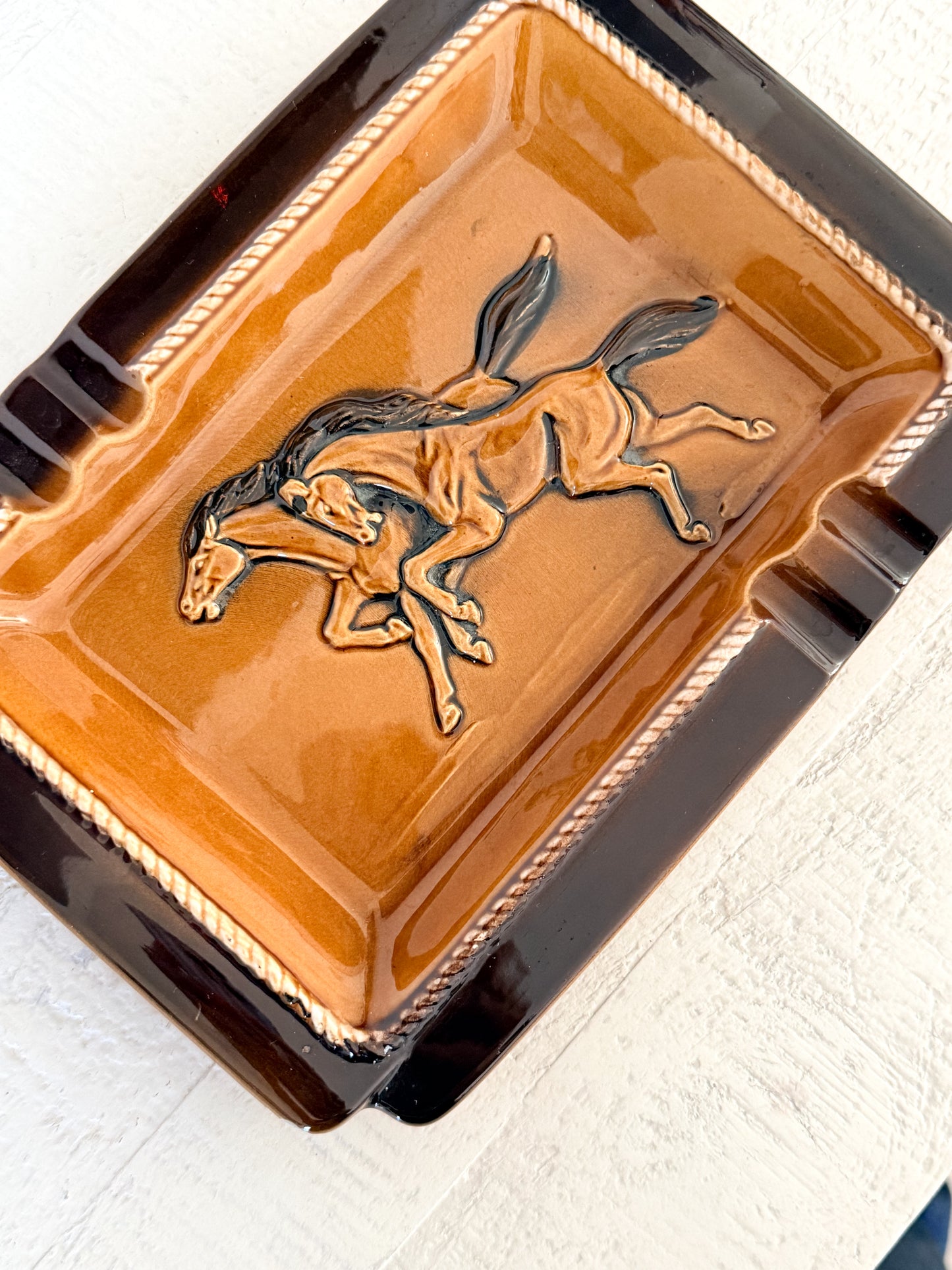 Vintage Horse Trinket Dish / Ashtray