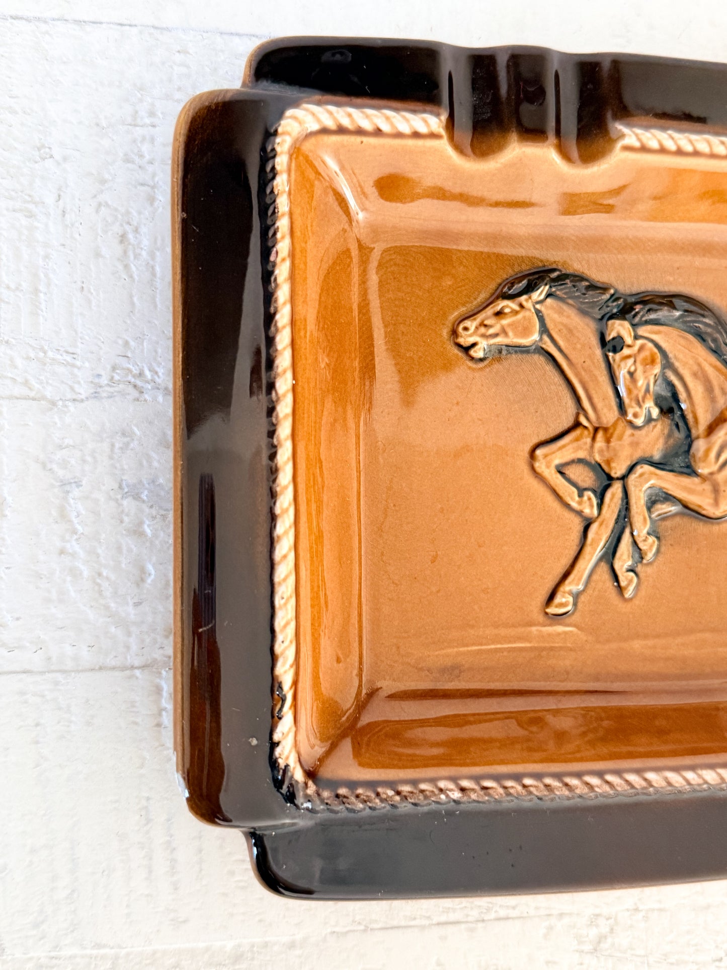 Vintage Horse Trinket Dish / Ashtray