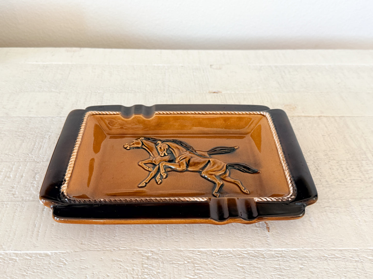 Vintage Horse Trinket Dish / Ashtray