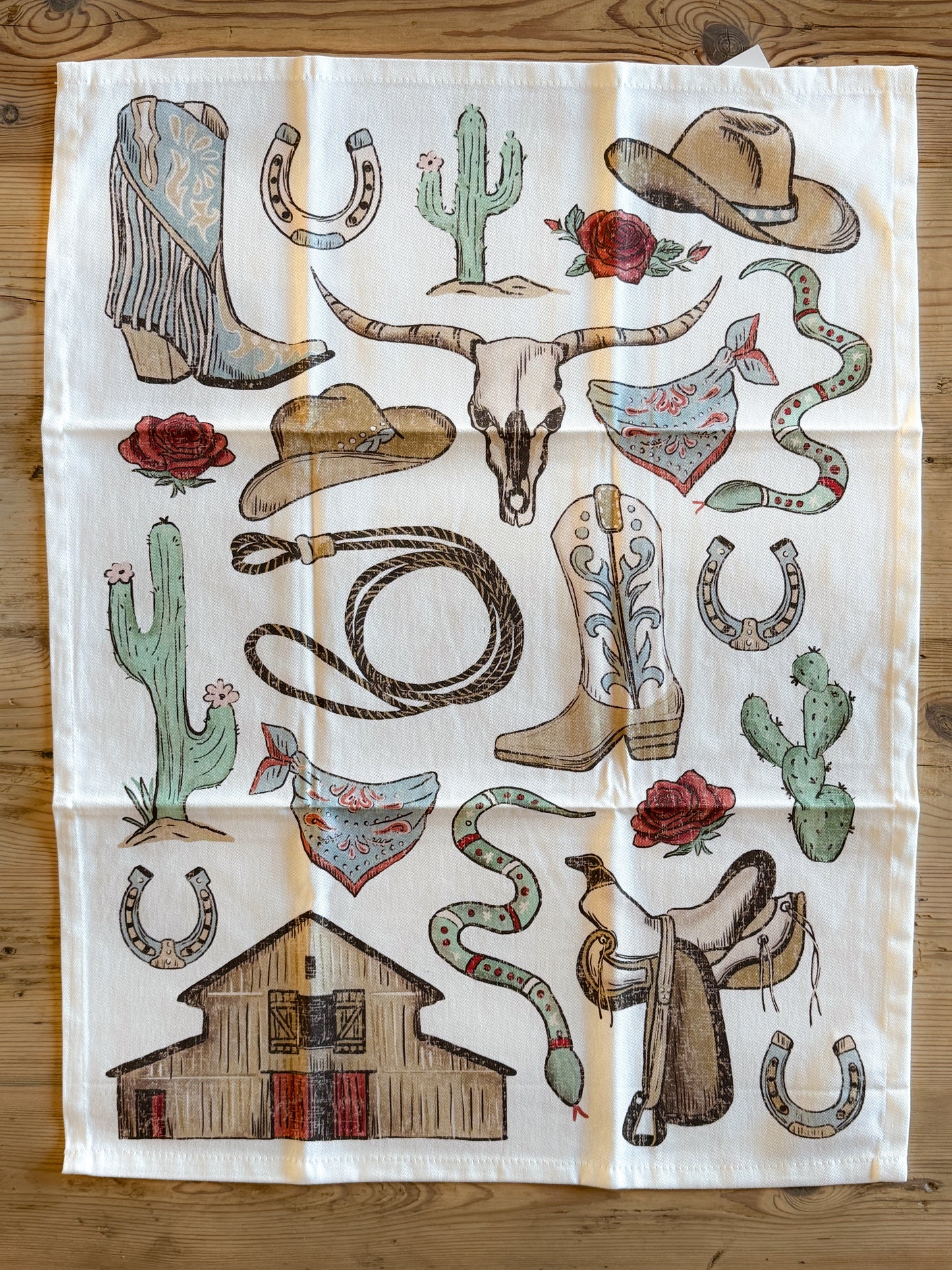 Country Tea Towel
