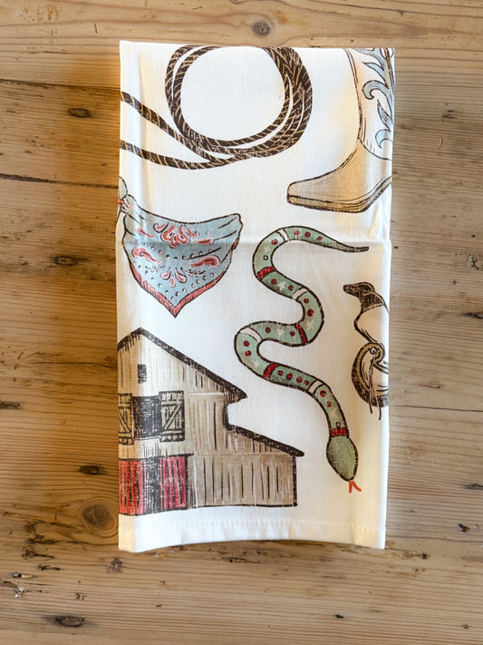 Country Tea Towel