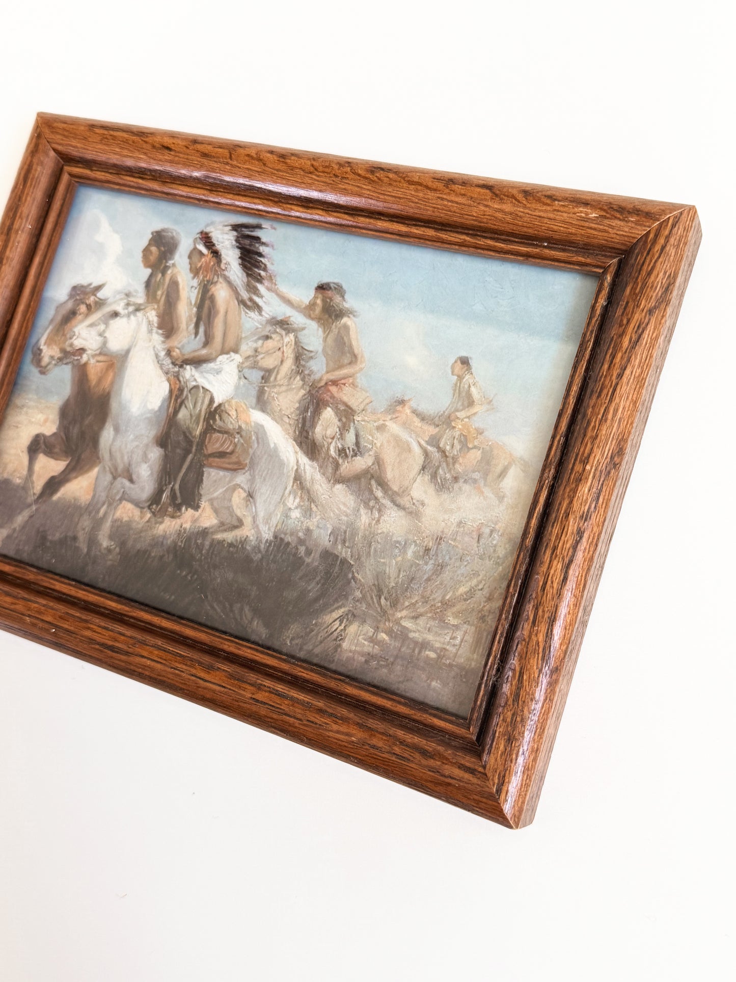 Vintage Framed Indian Picture