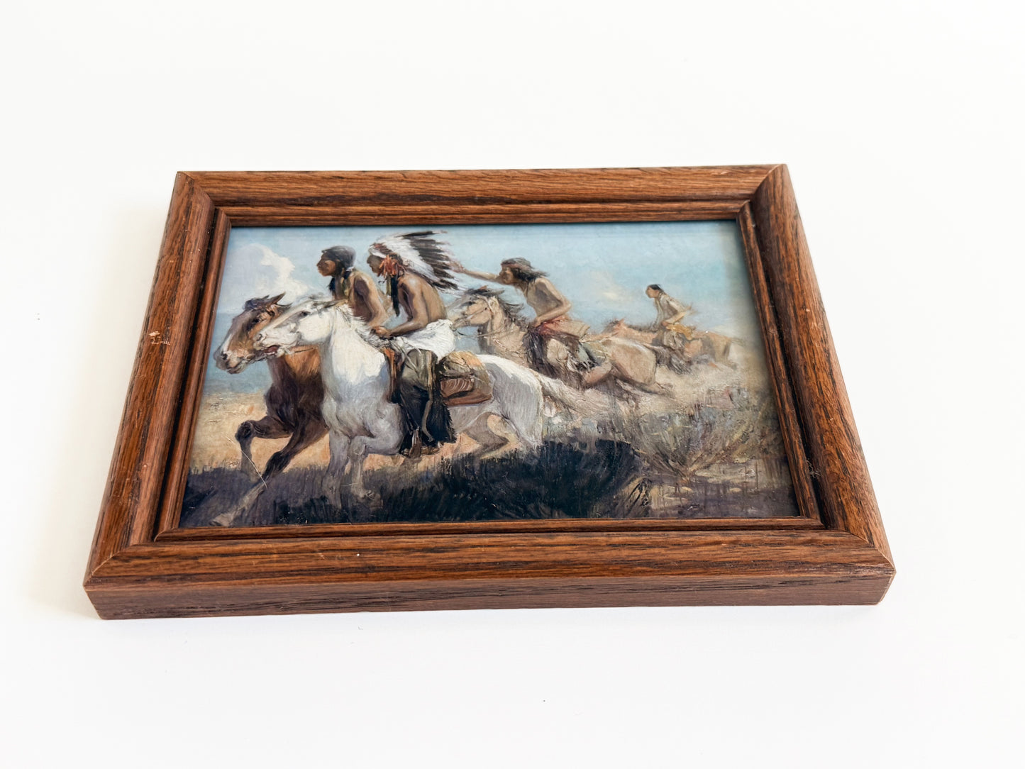 Vintage Framed Indian Picture