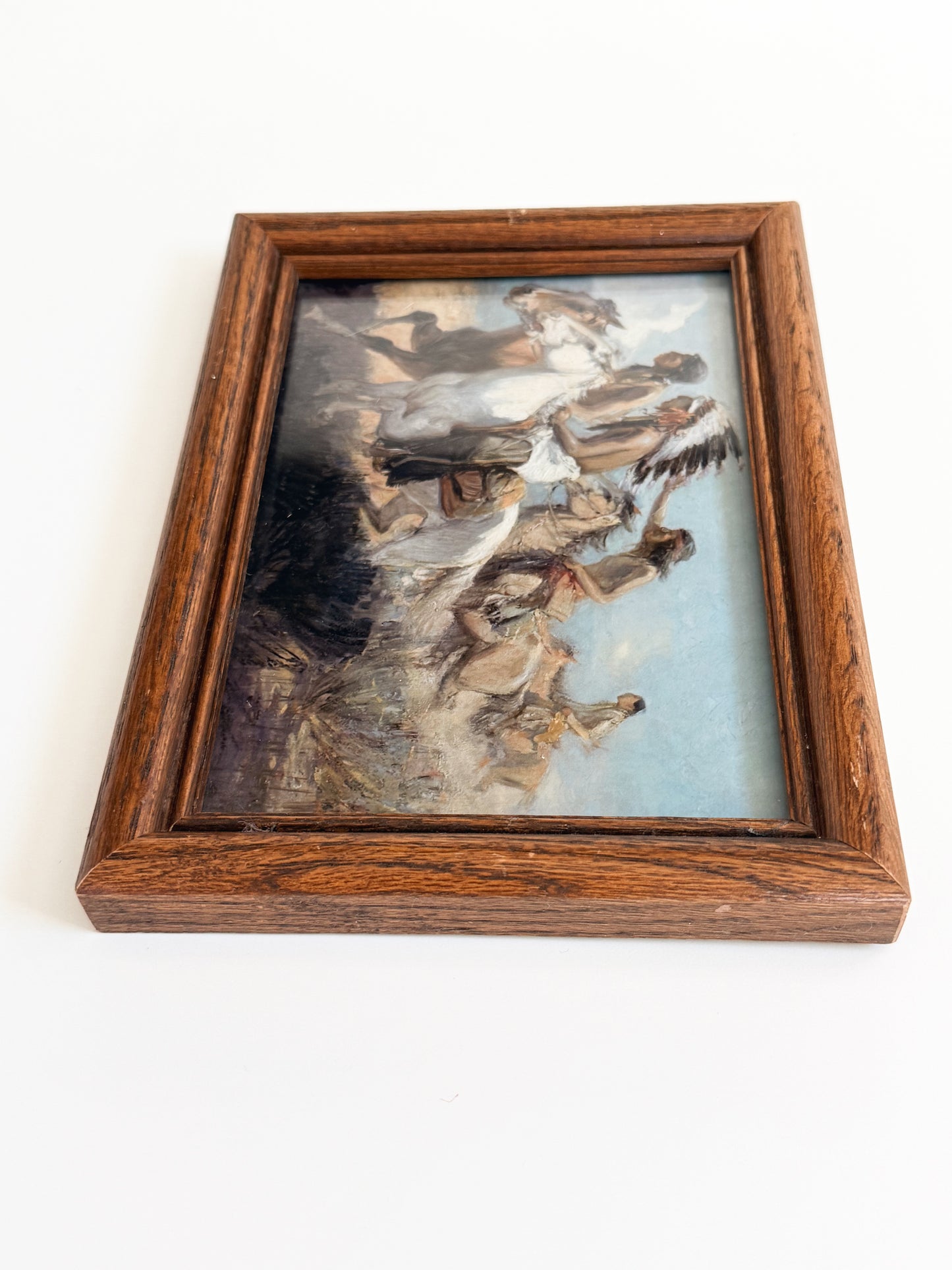 Vintage Framed Indian Picture