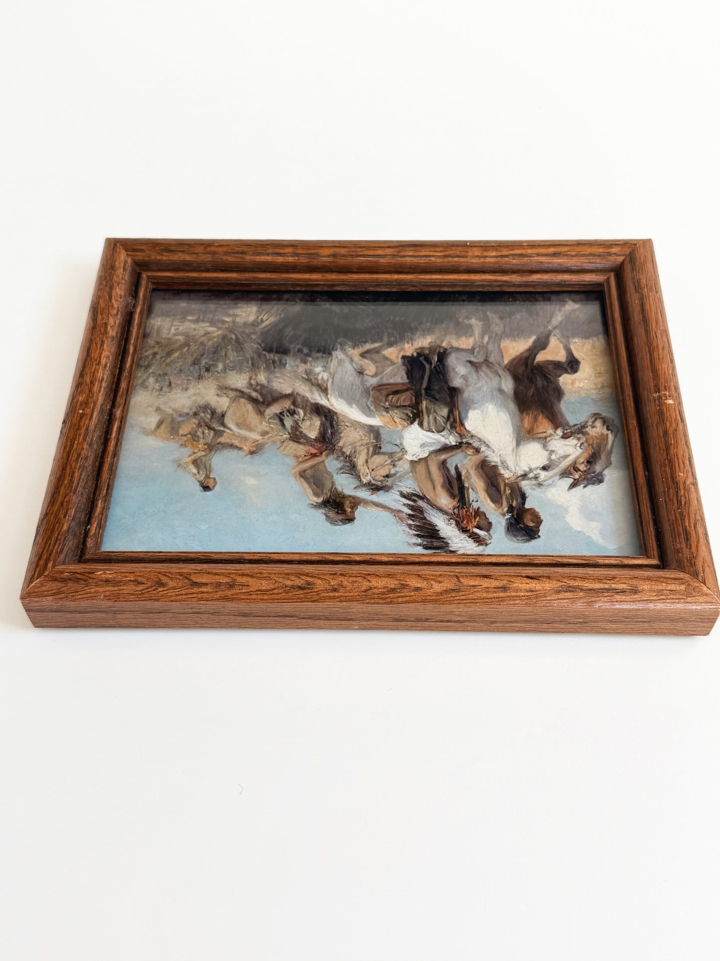 Vintage Framed Indian Picture