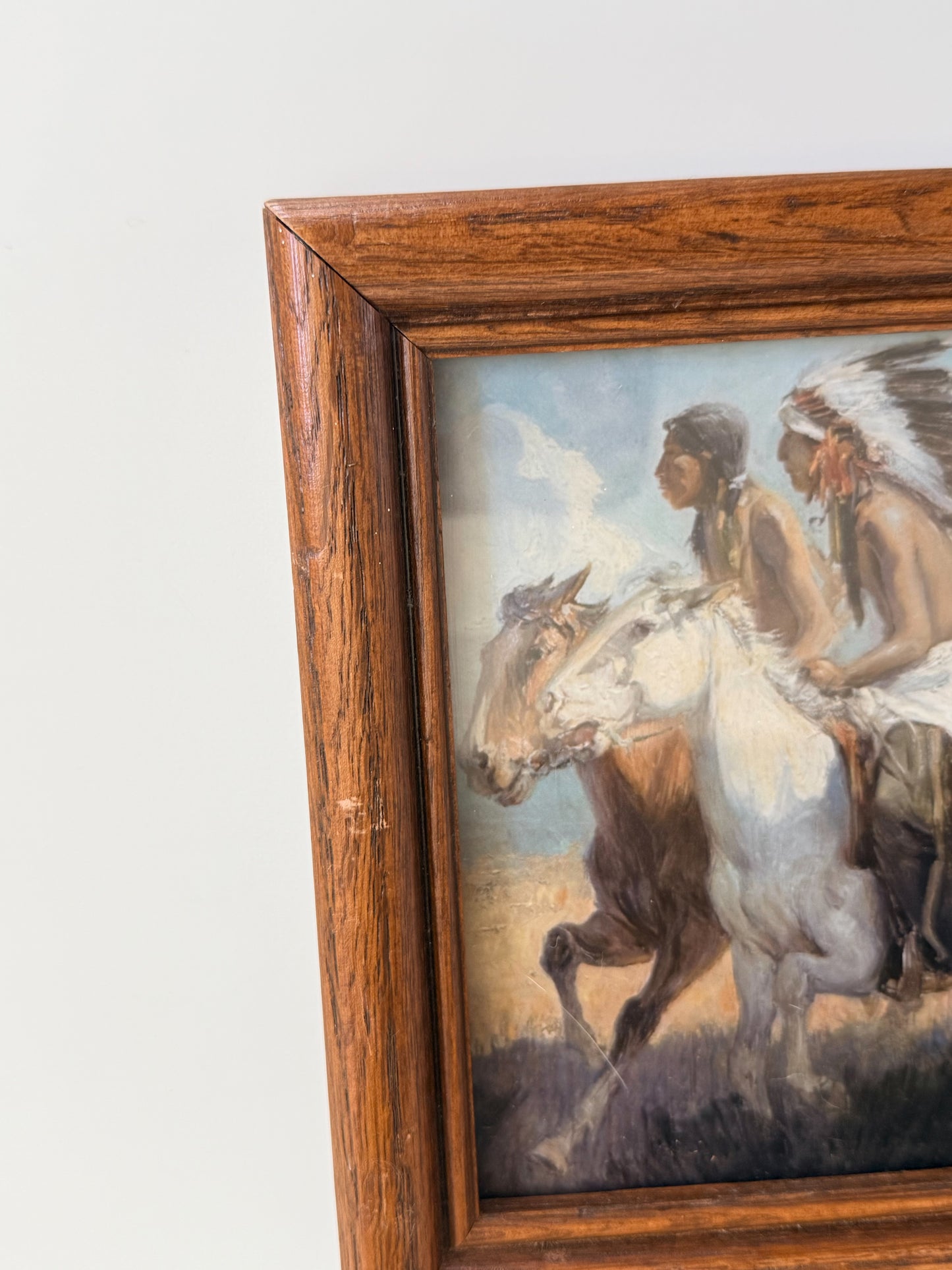 Vintage Framed Indian Picture