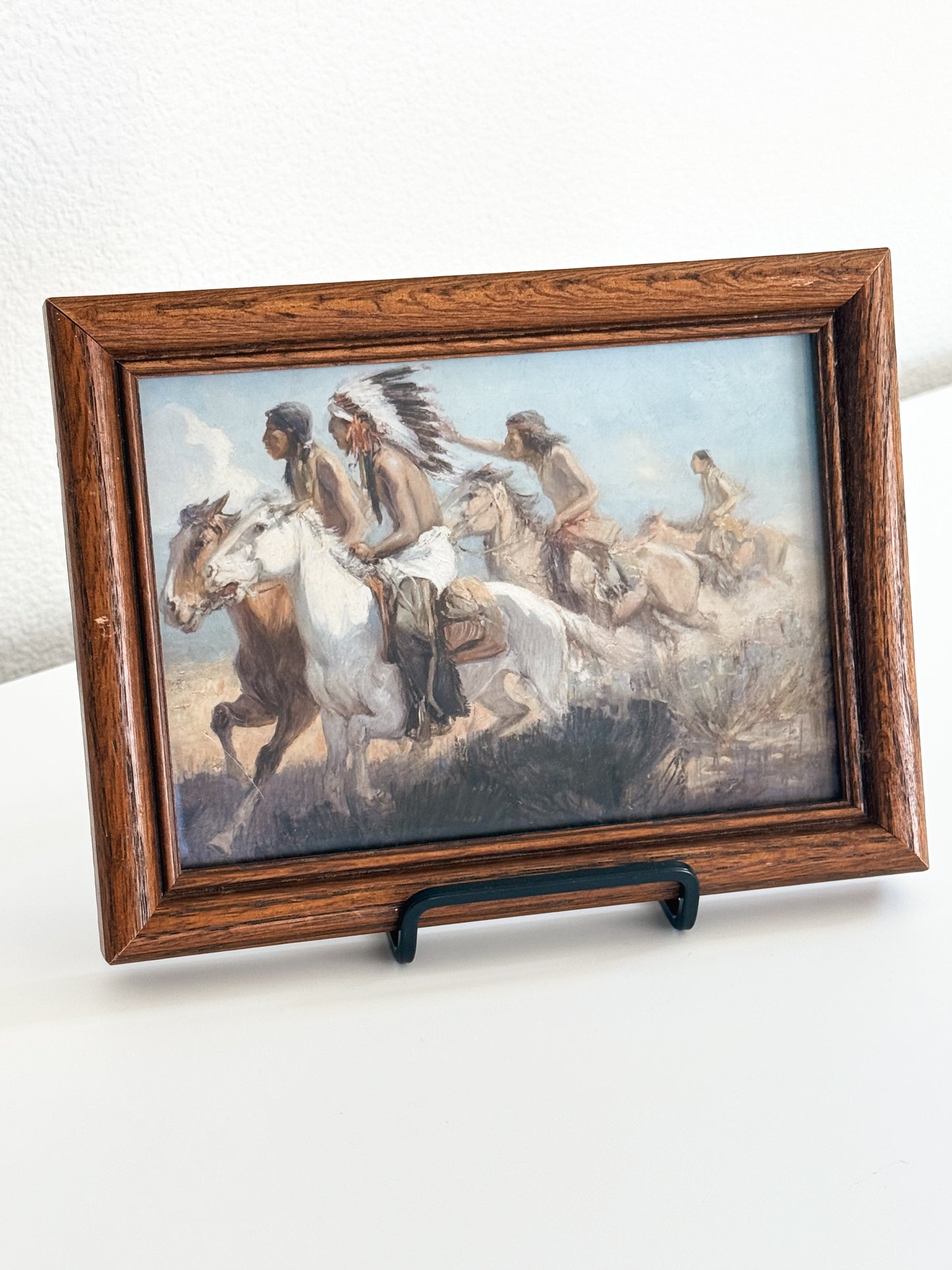 Vintage Framed Indian Picture
